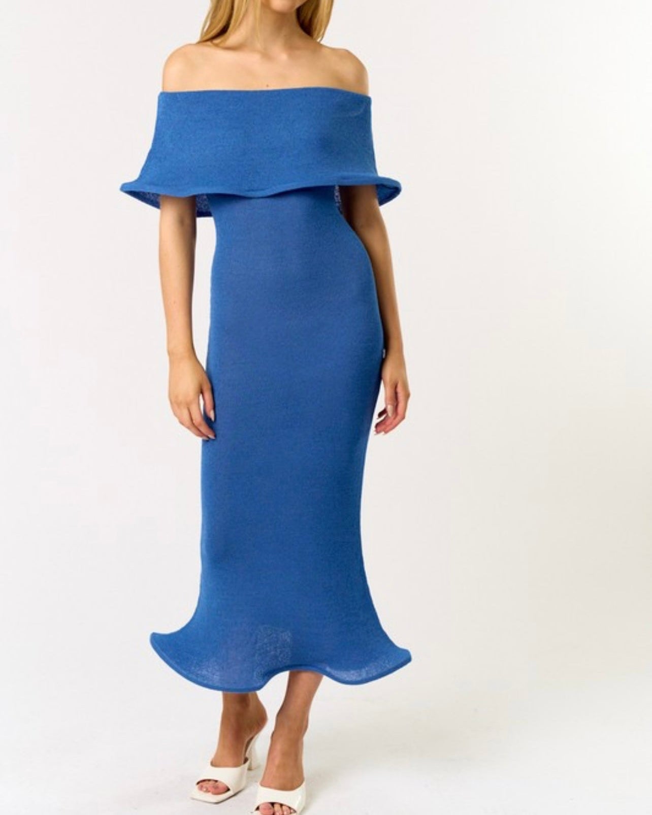 BLUE BLUSH DRESS