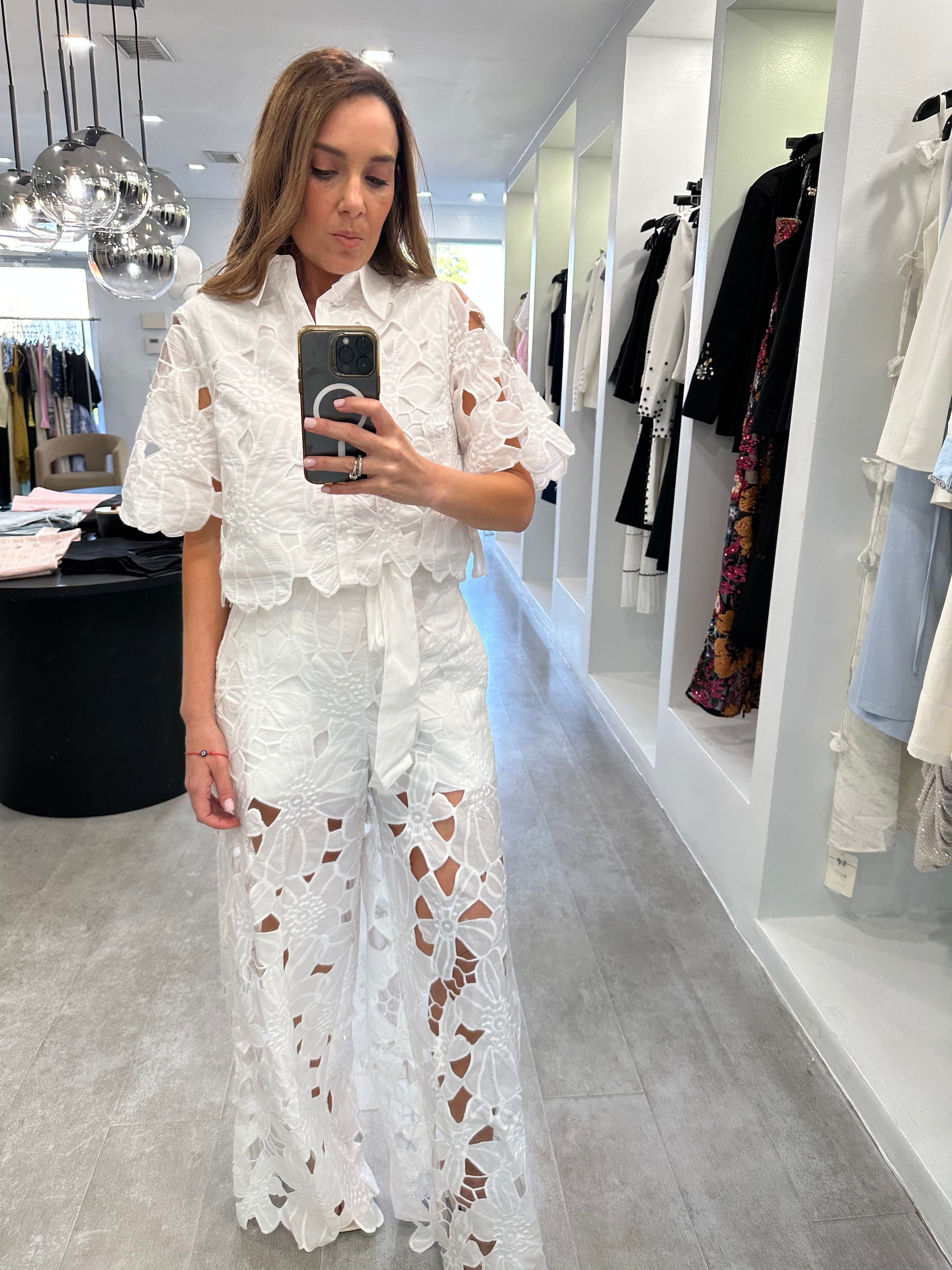 WHITE ELEONORA SET
