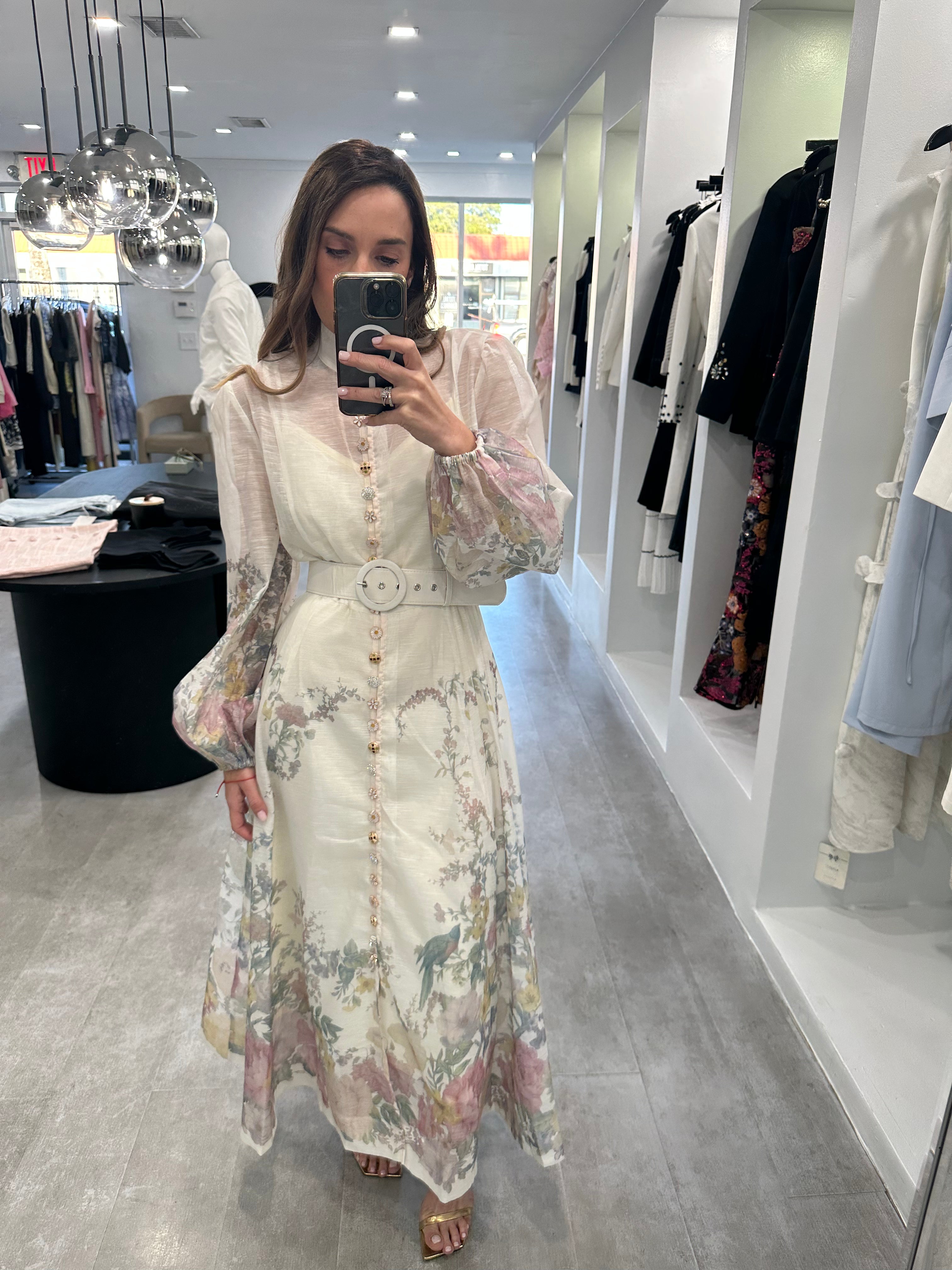 GARDEN IVORY DRESS