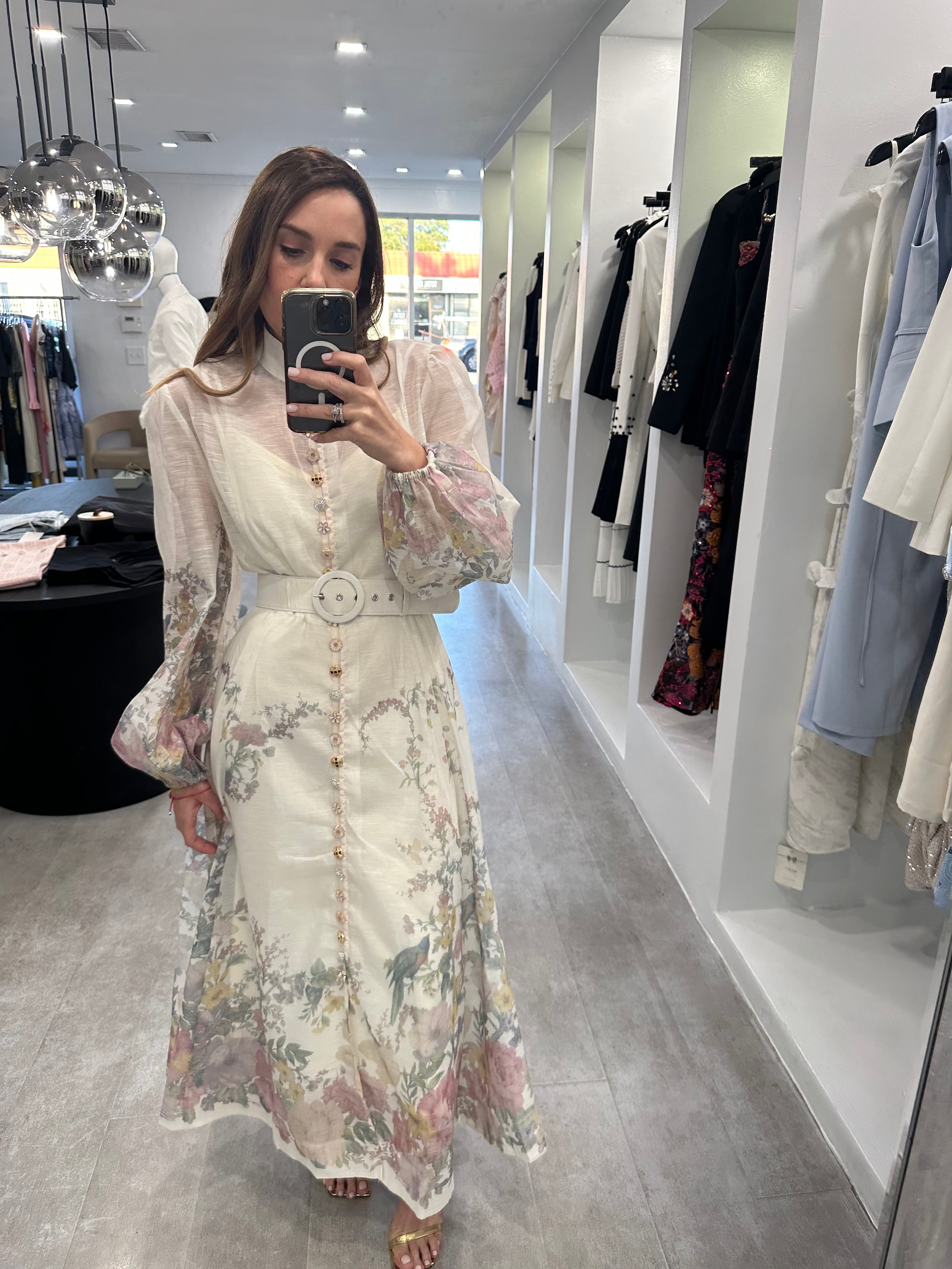 GARDEN IVORY DRESS