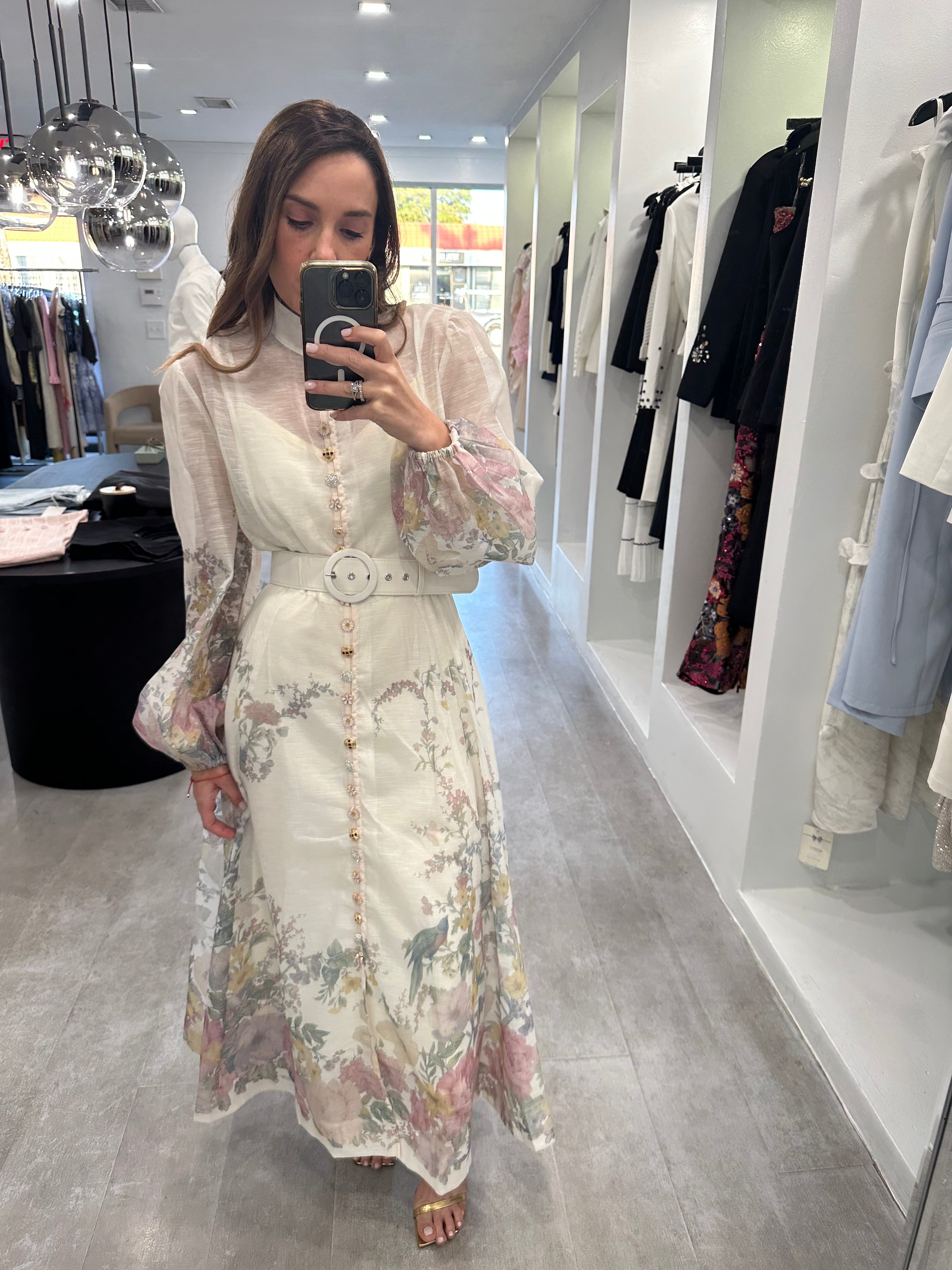 GARDEN IVORY DRESS