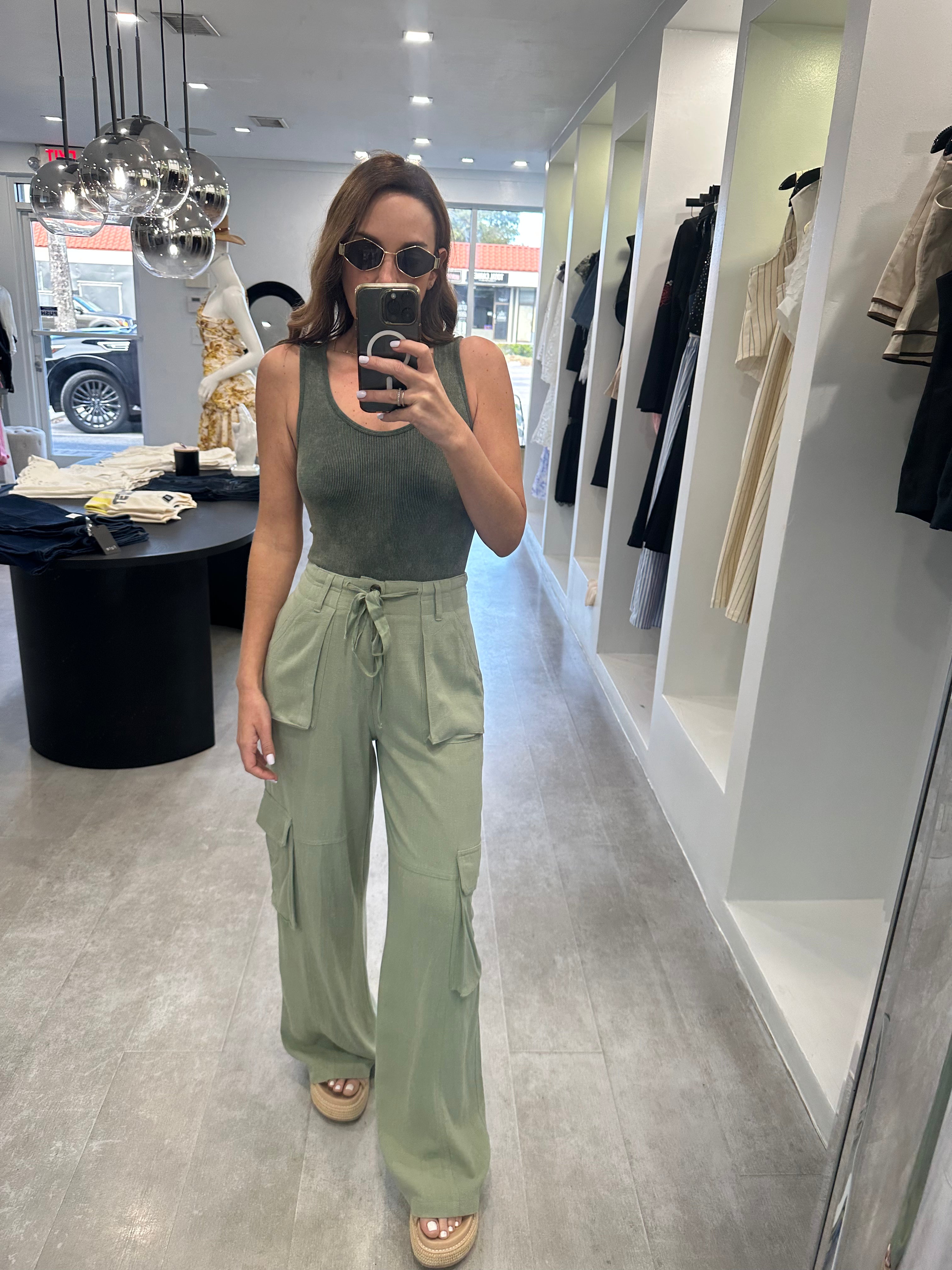GREEN BODYSUIT