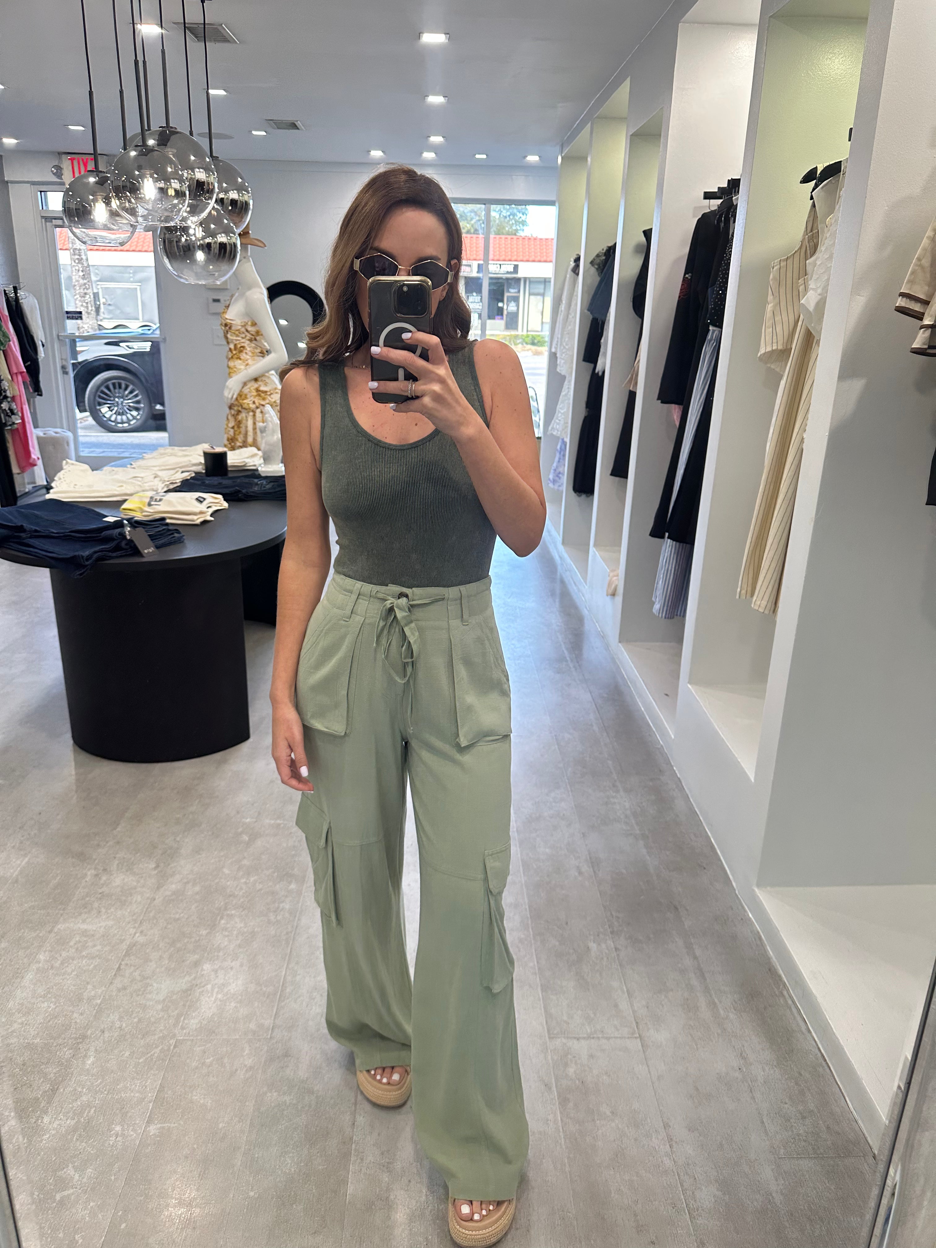 GREEN BODYSUIT