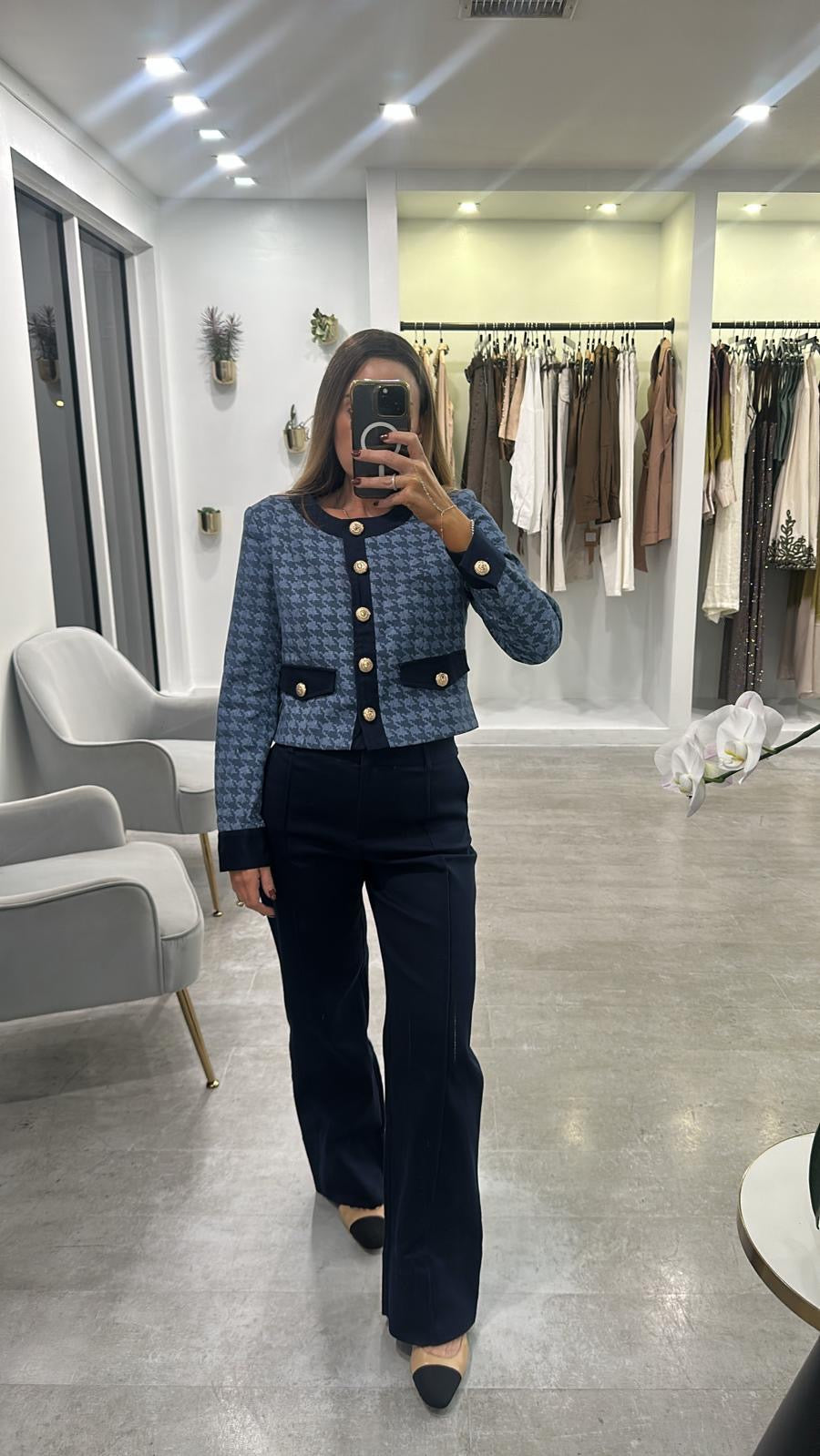 DENIM TWEED SET