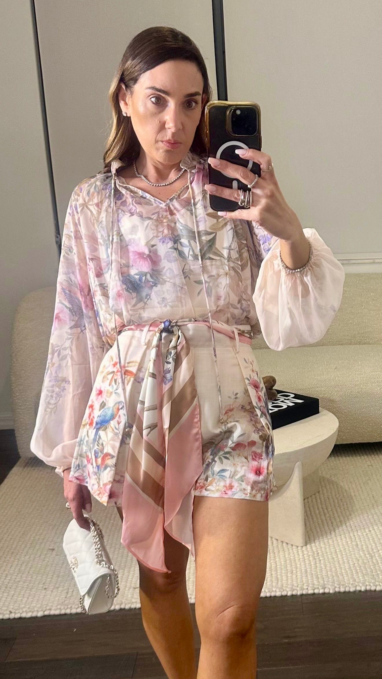 BLUSH GARDEN SILK SET