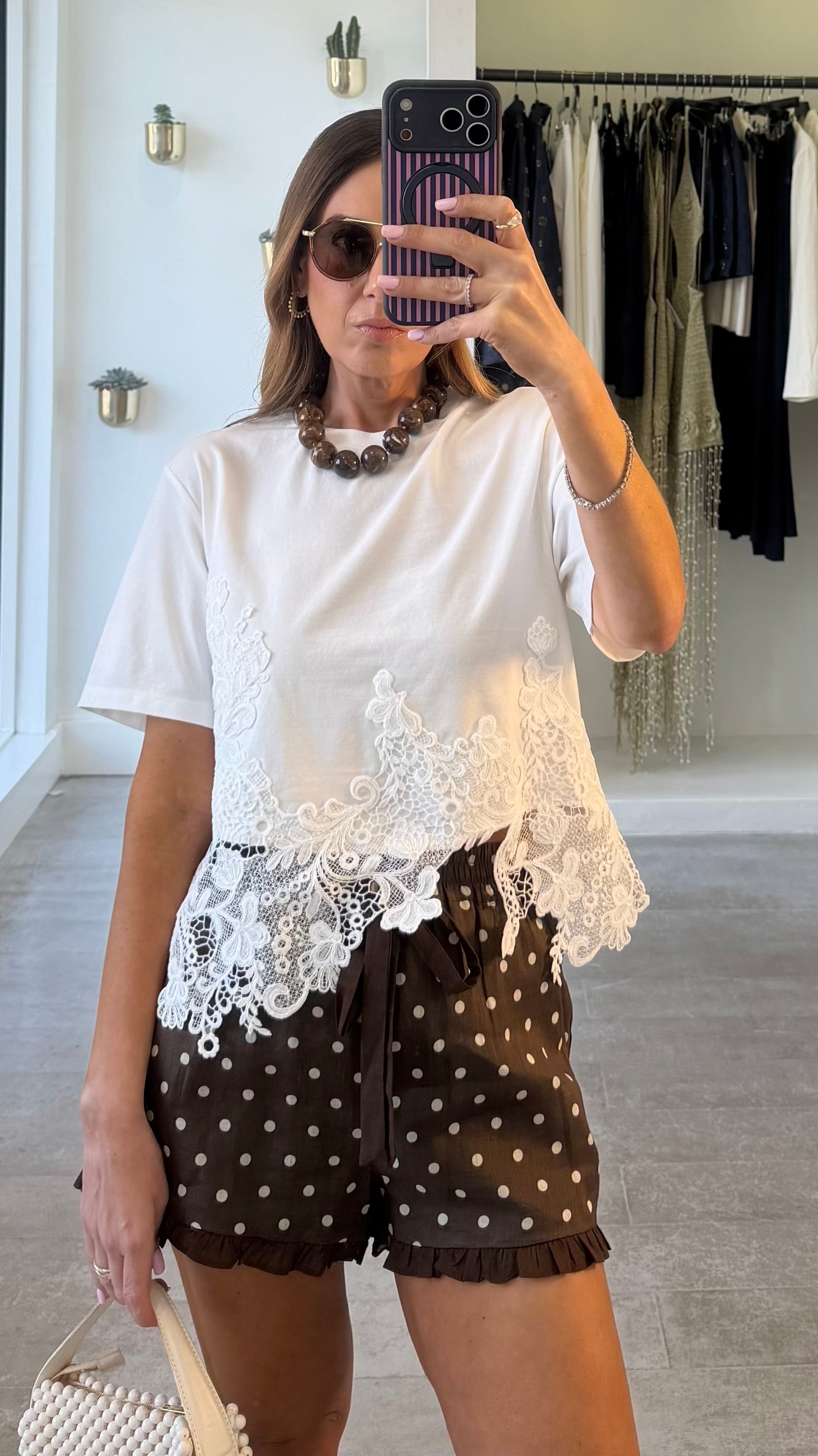 COFFE POLKA SHORTS