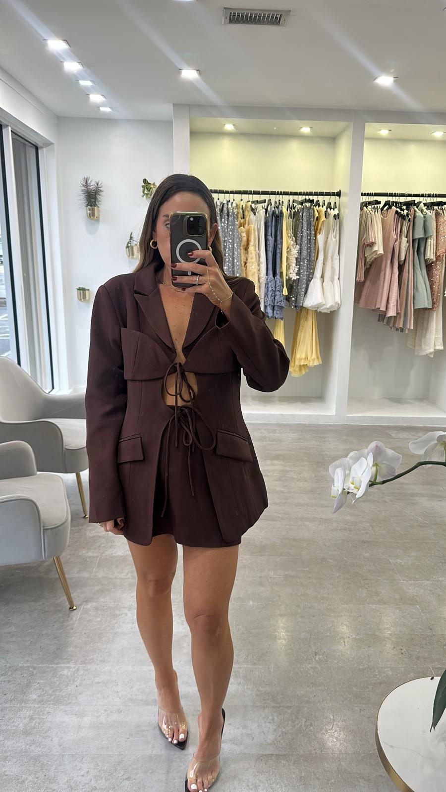 BROWN VERONA SET