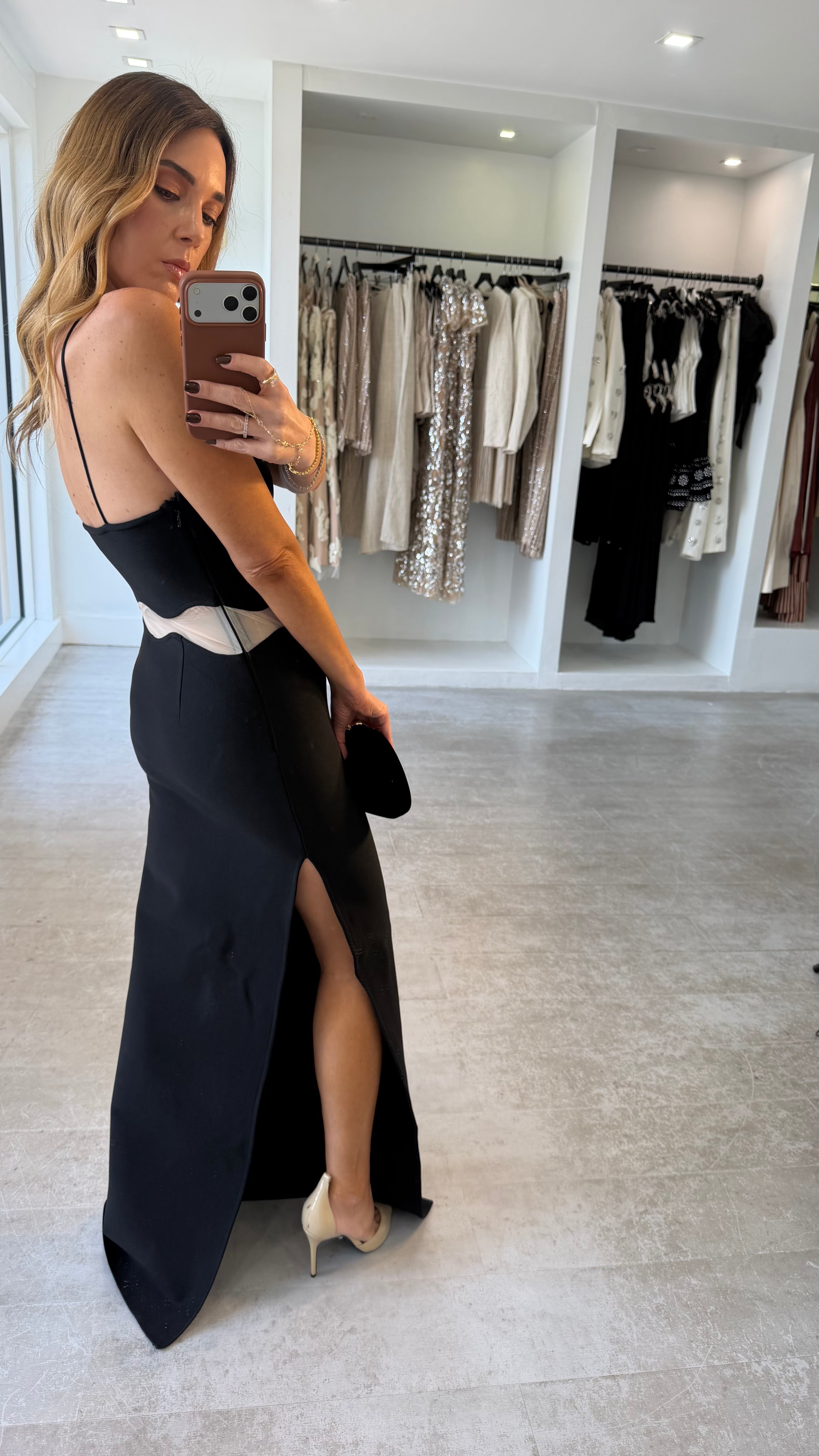 LUX SCALLOP DRESS