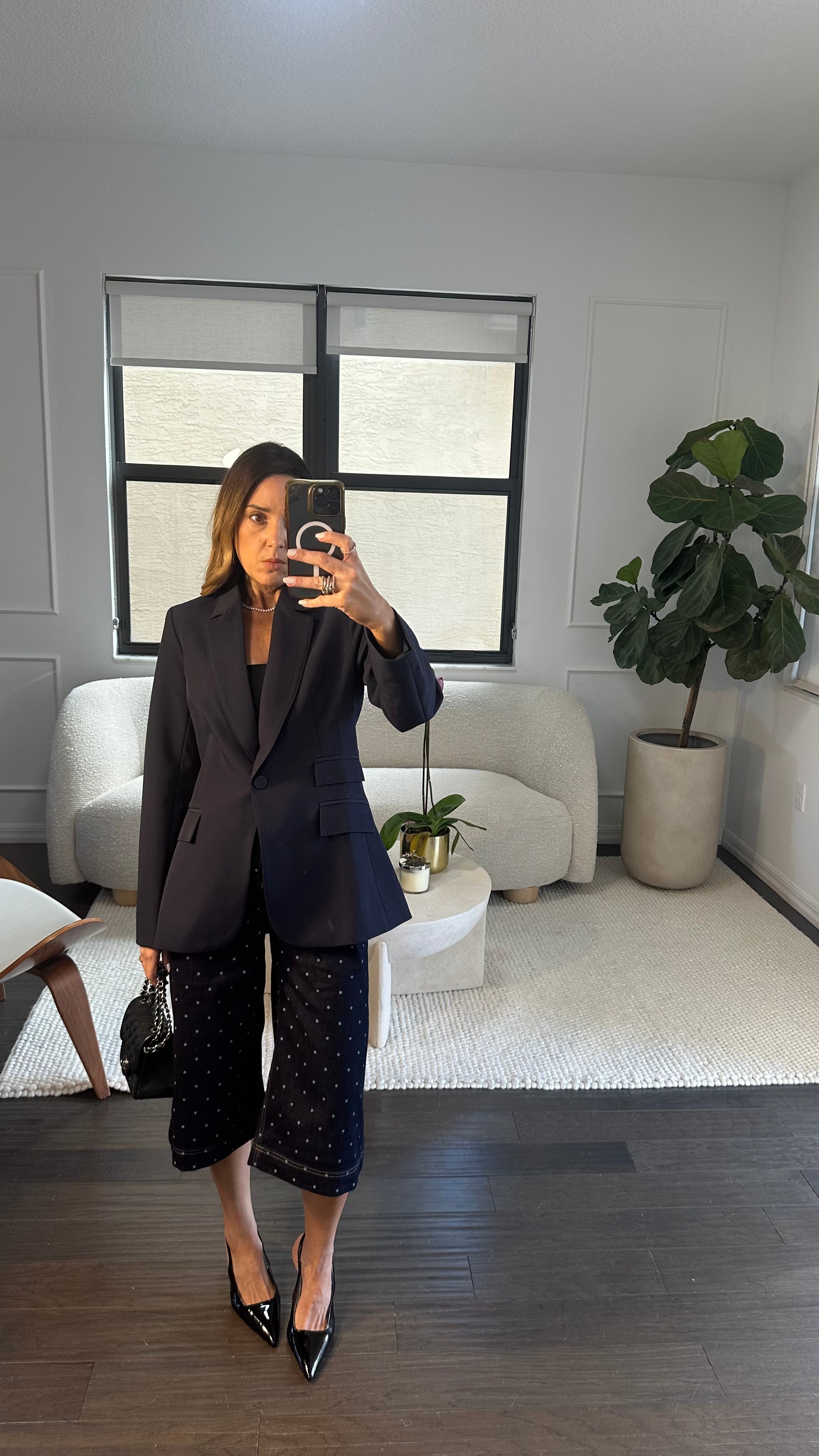 NAVY TAILORED BLAZER