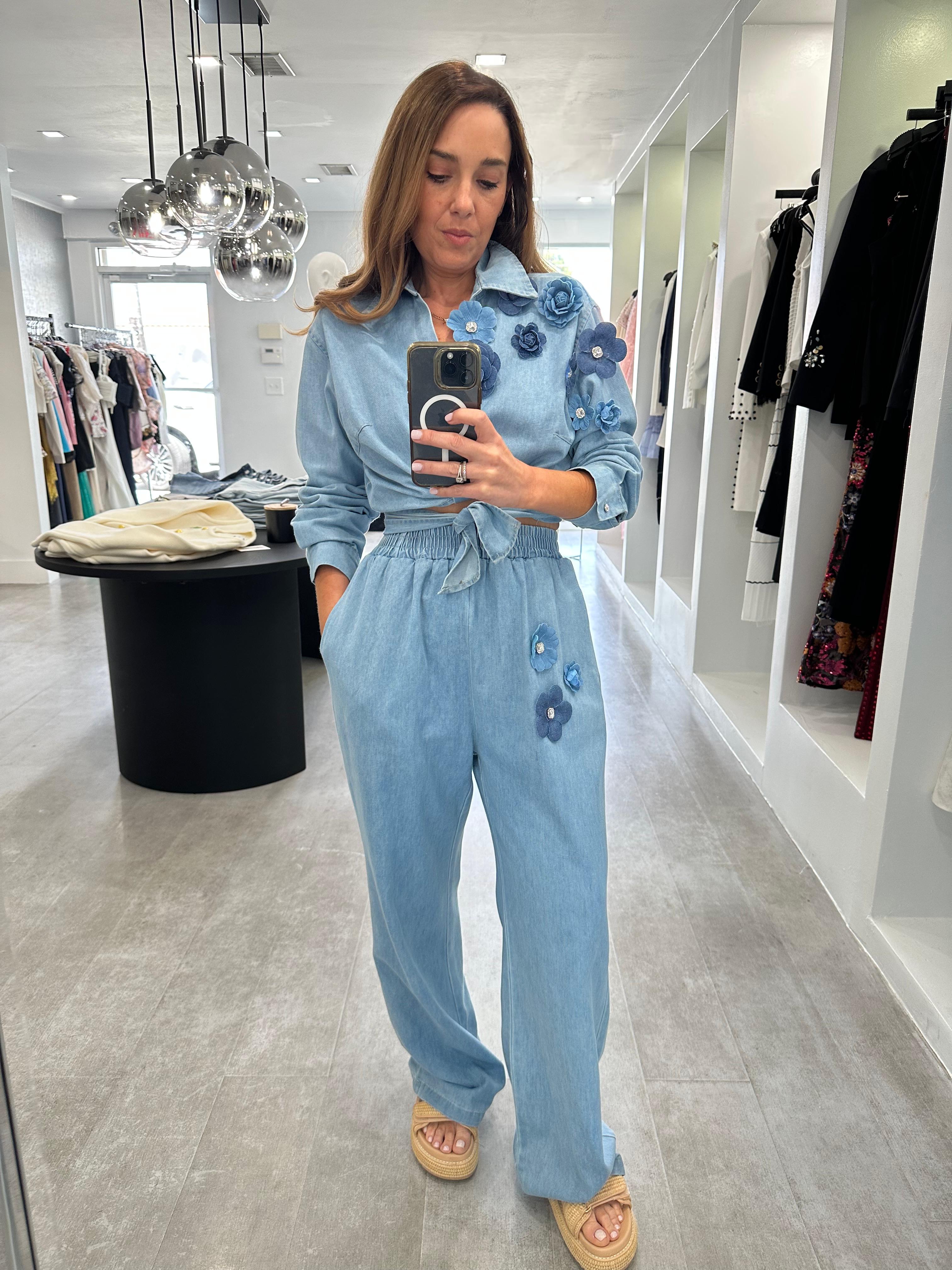 ROSE DENIM SET