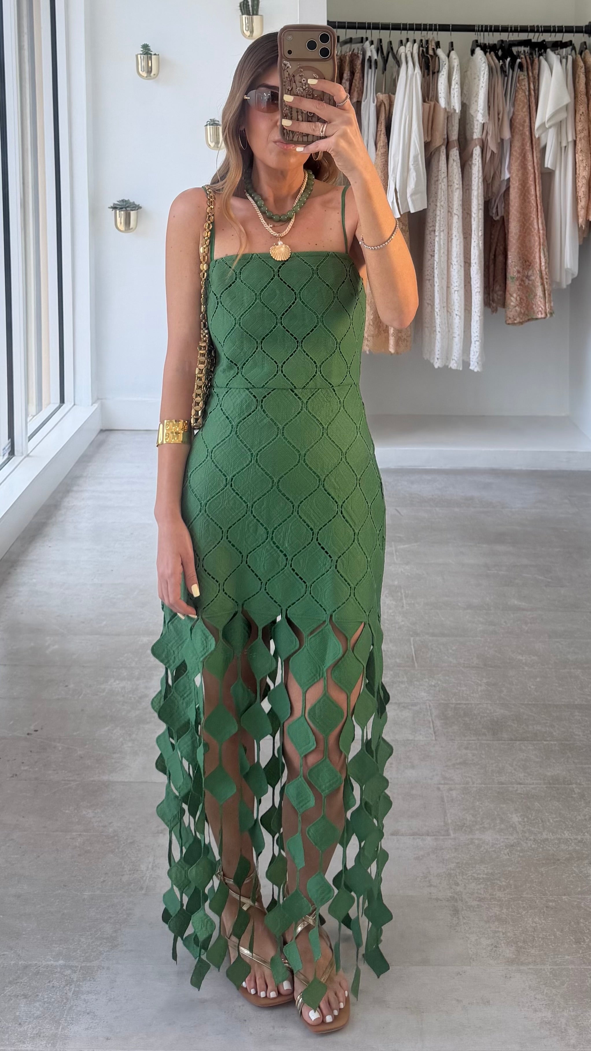 EMERALD ESCAPE DRESS