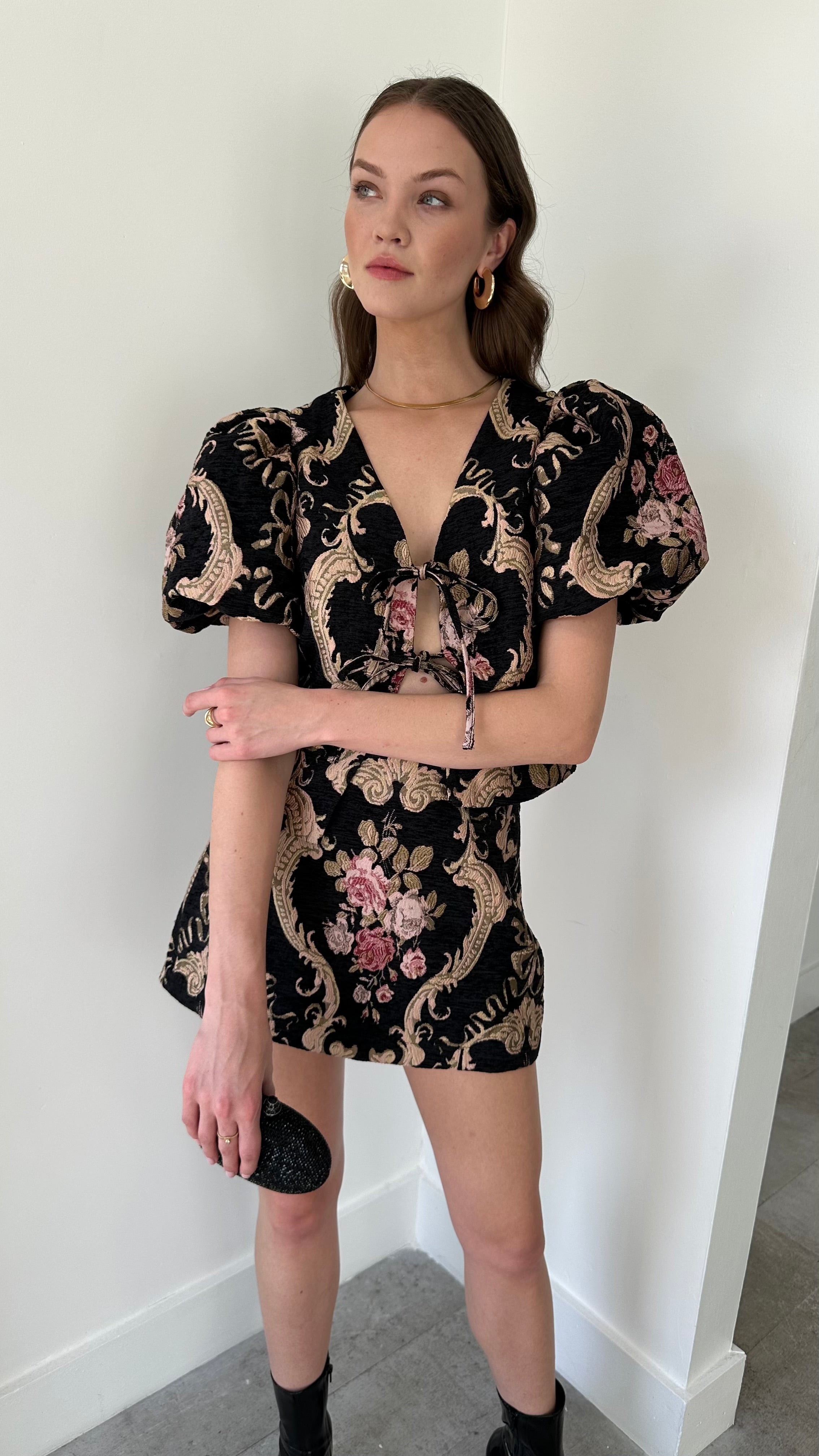 BAROQUE BLOOM SKIRT