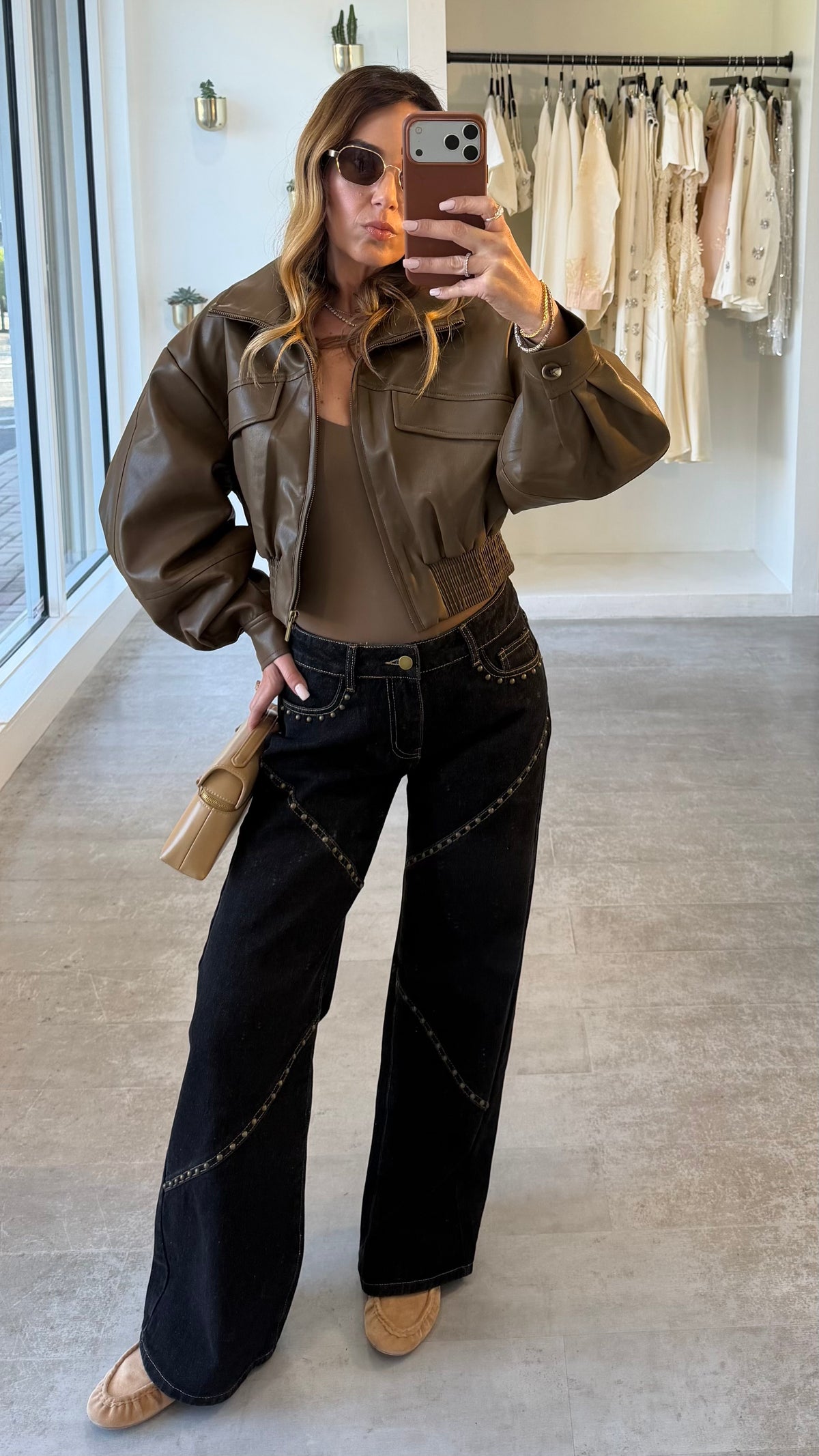 GOLD RIVET DENIM