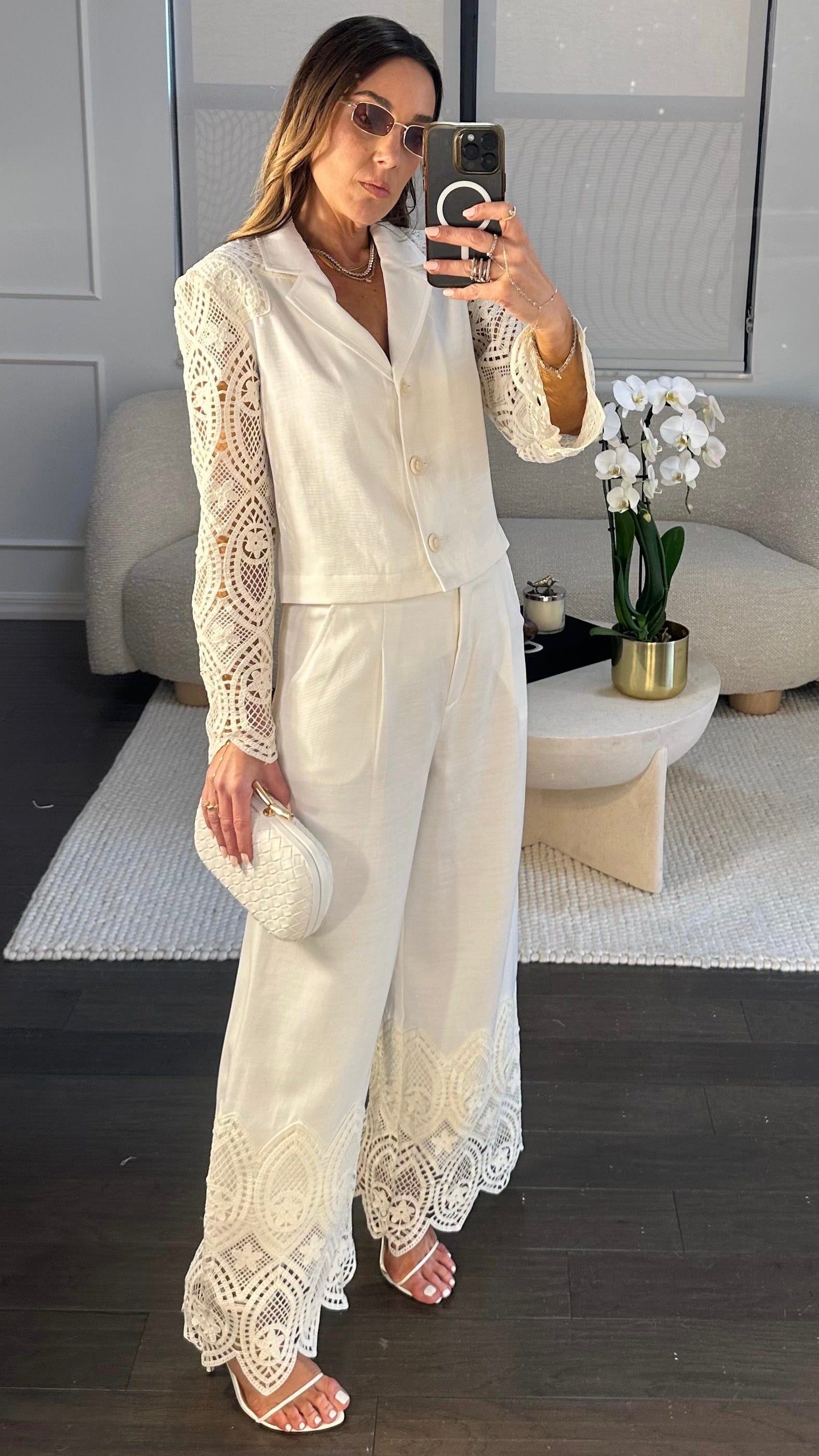 IVORY LUX BLAZER SET