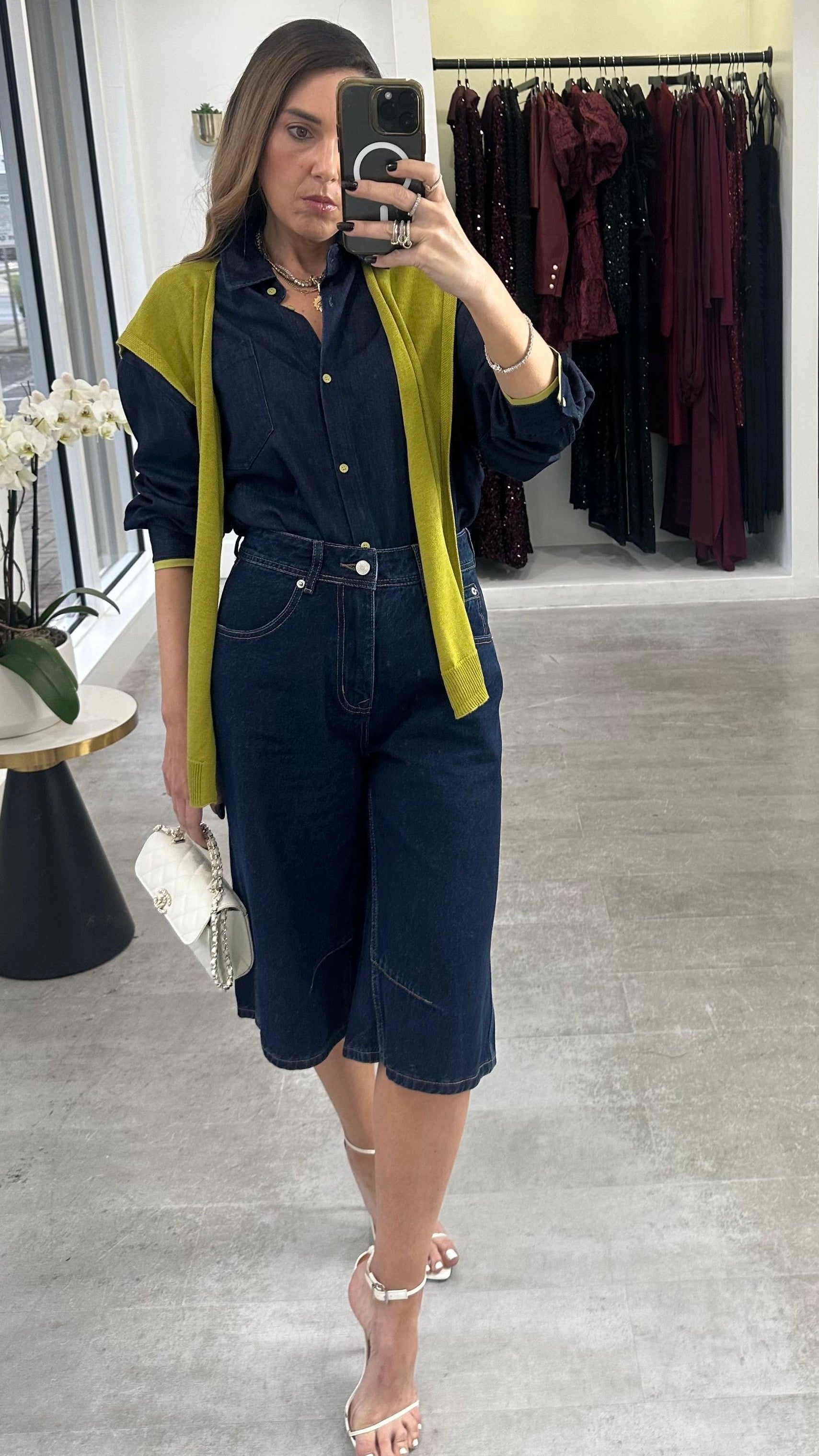 INDIGO EASE BUTTON DOWN