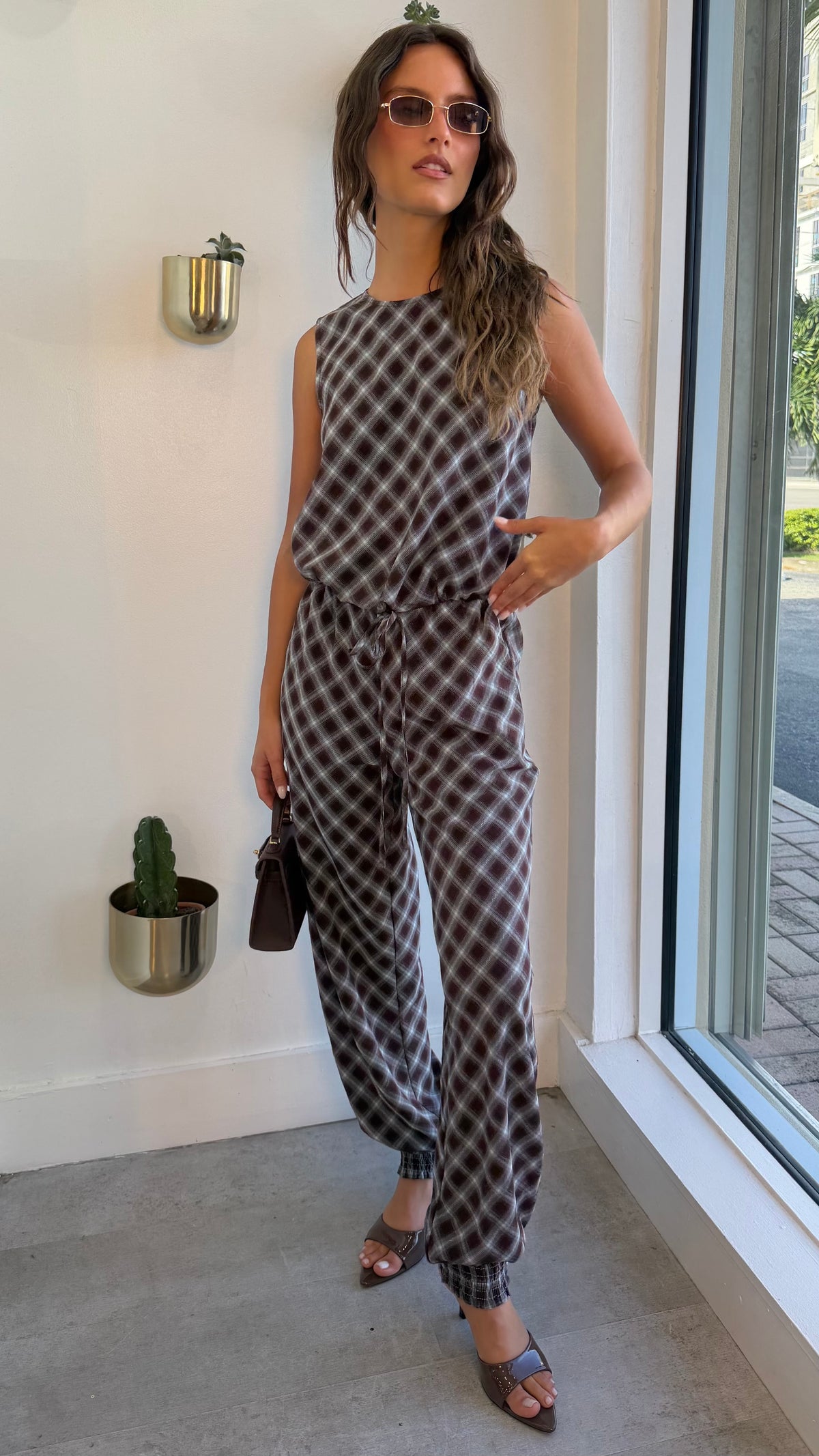 TRUFFLE PLAID SET
