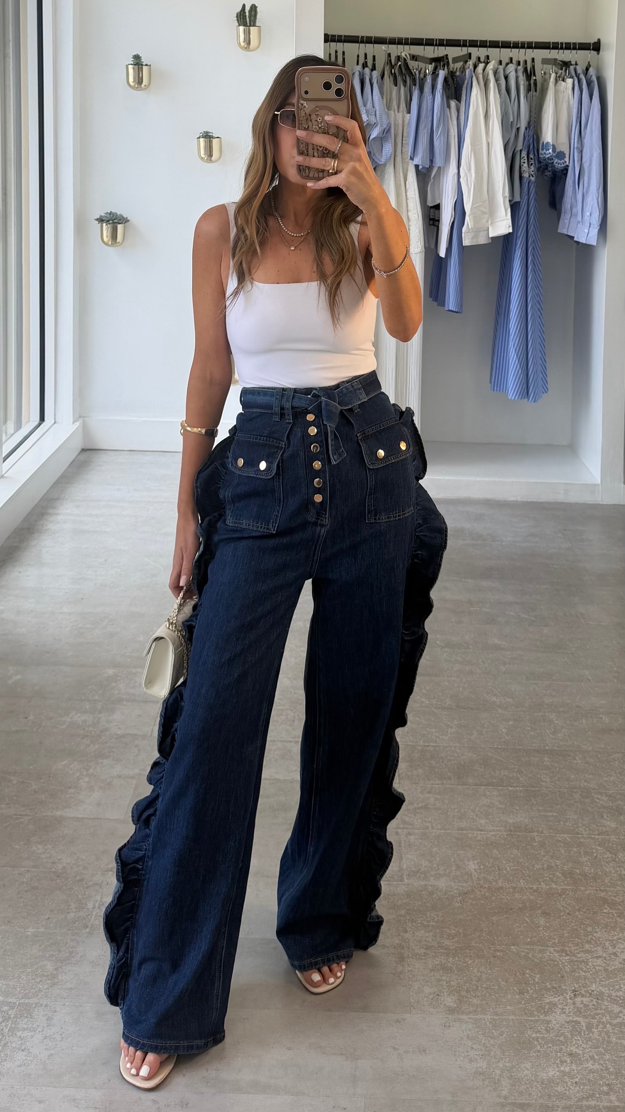 MAREA RUFFLE DENIM