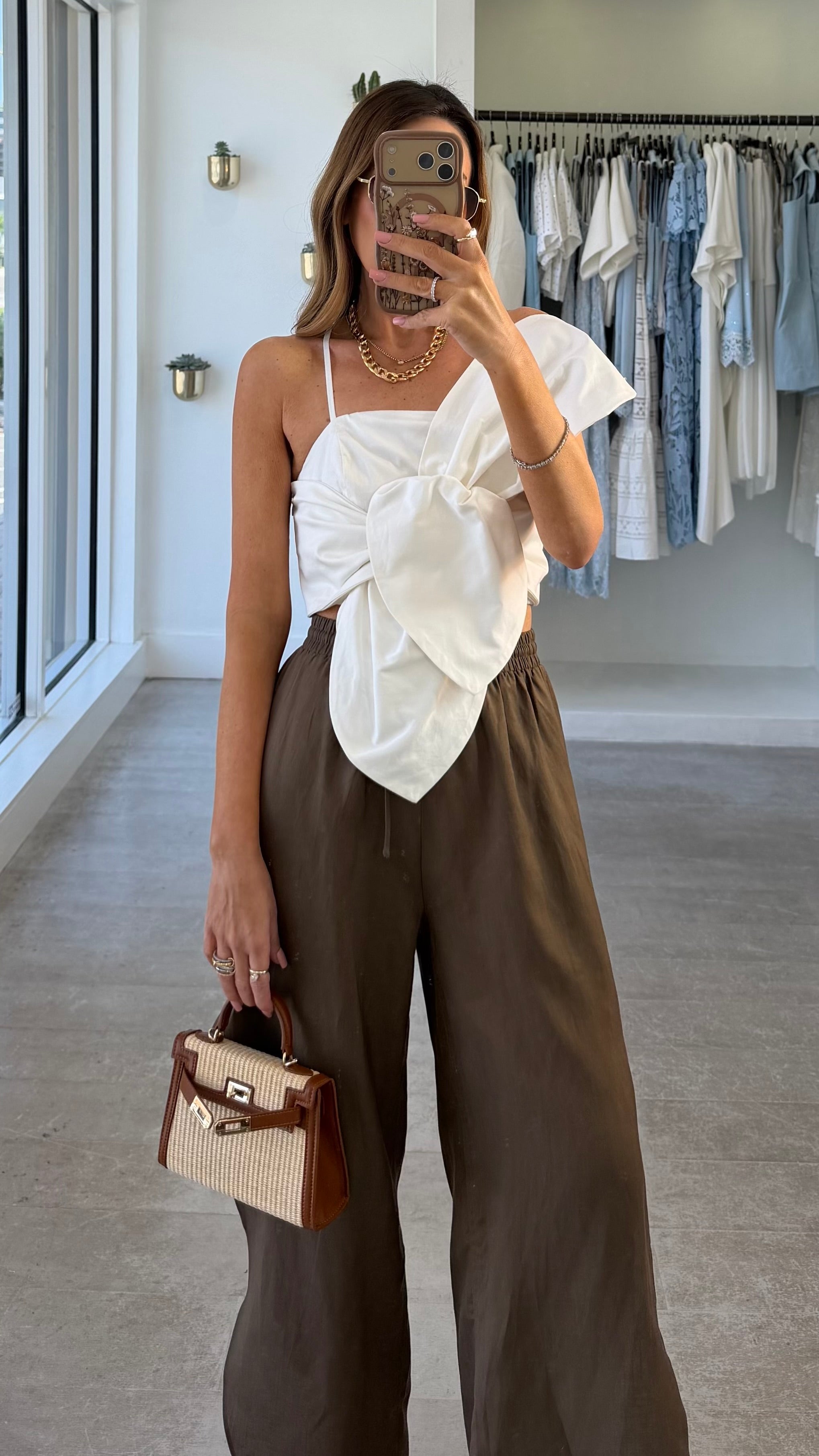 FLORAL TWIST TOP