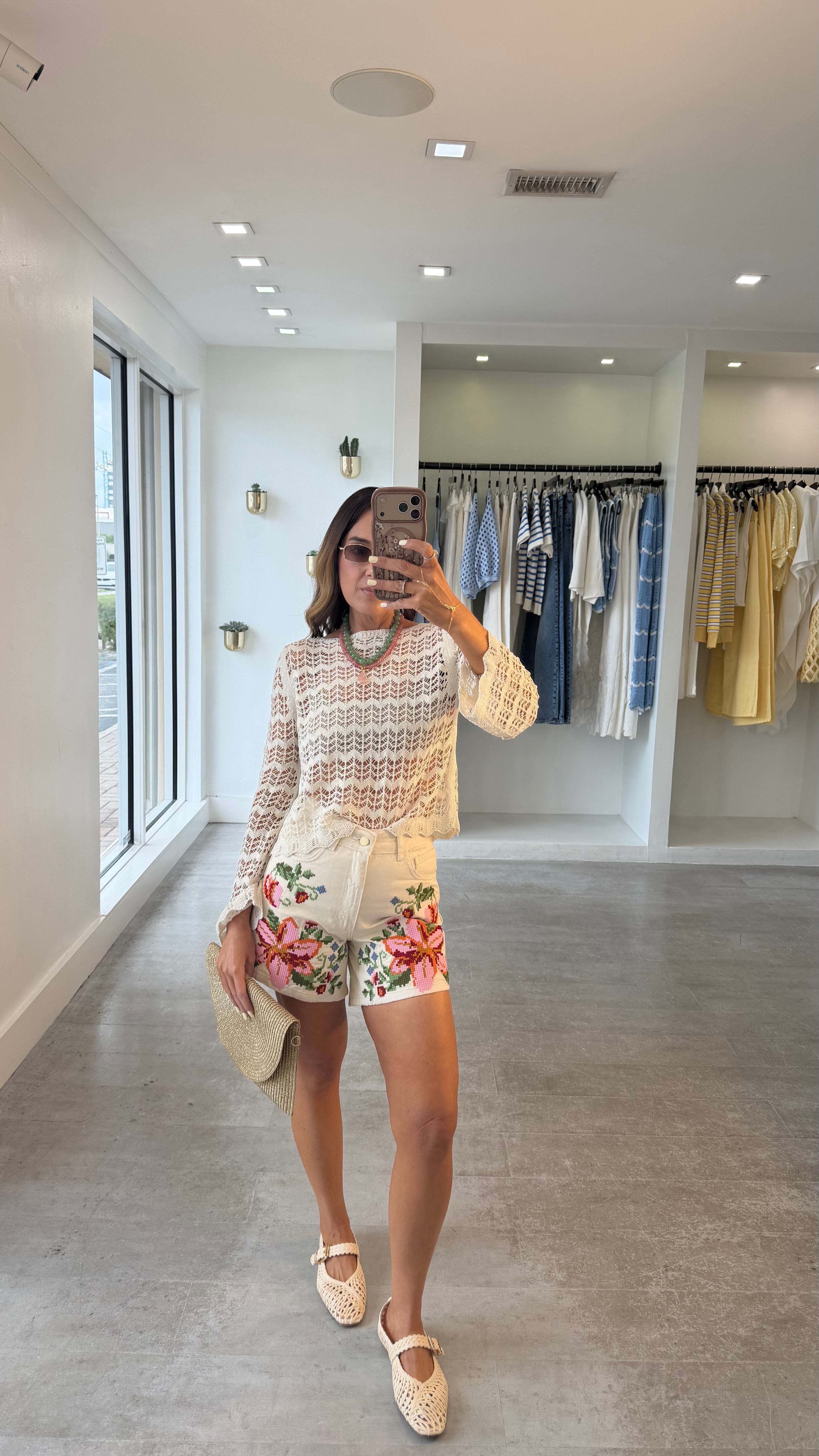 GARDEN STITCH SHORTS