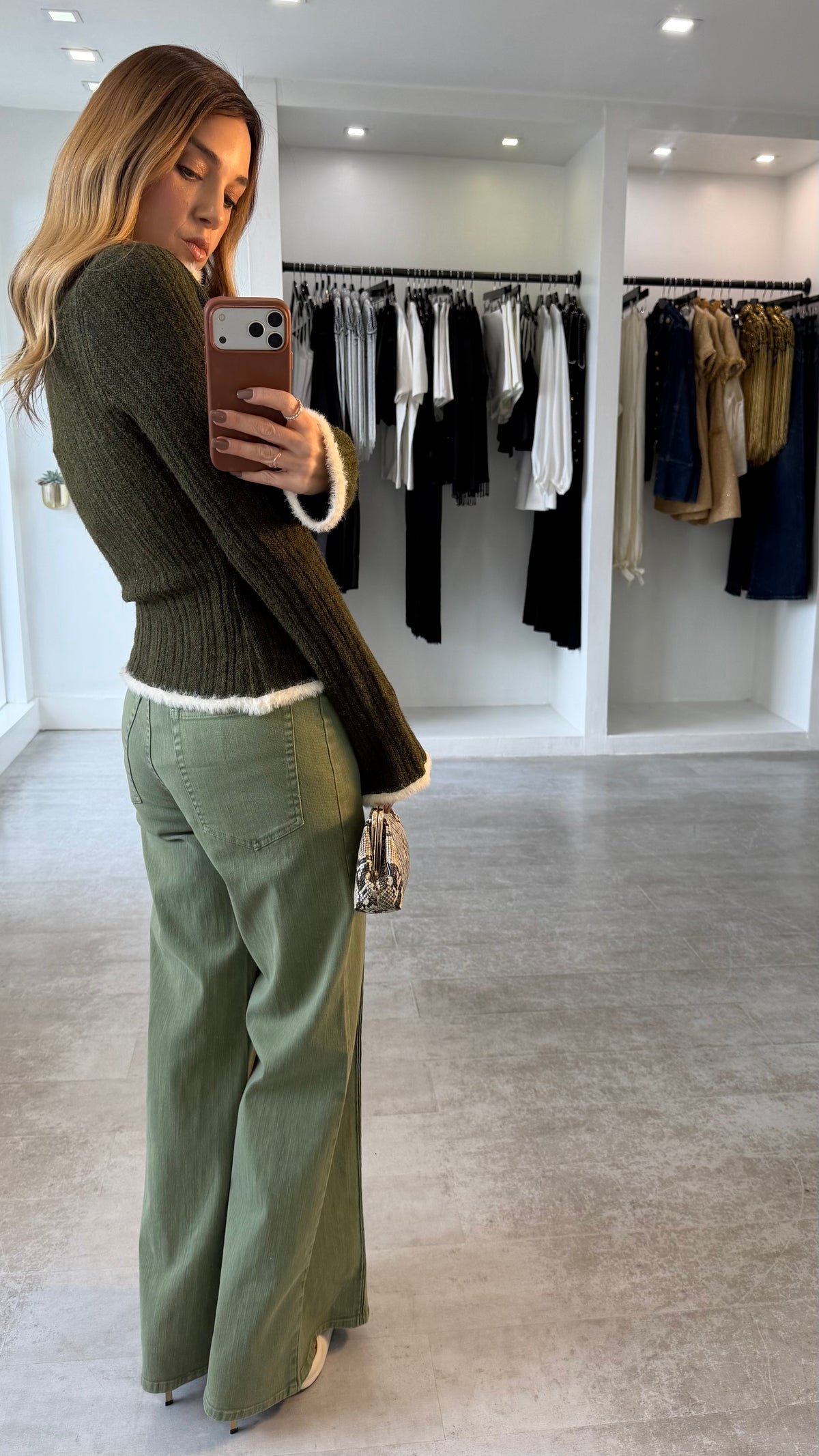 MOSSY GIRL CARDI