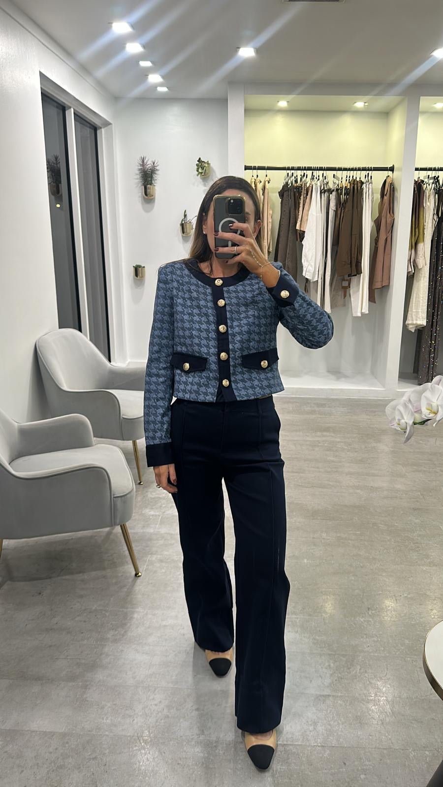 DENIM TWEED SET