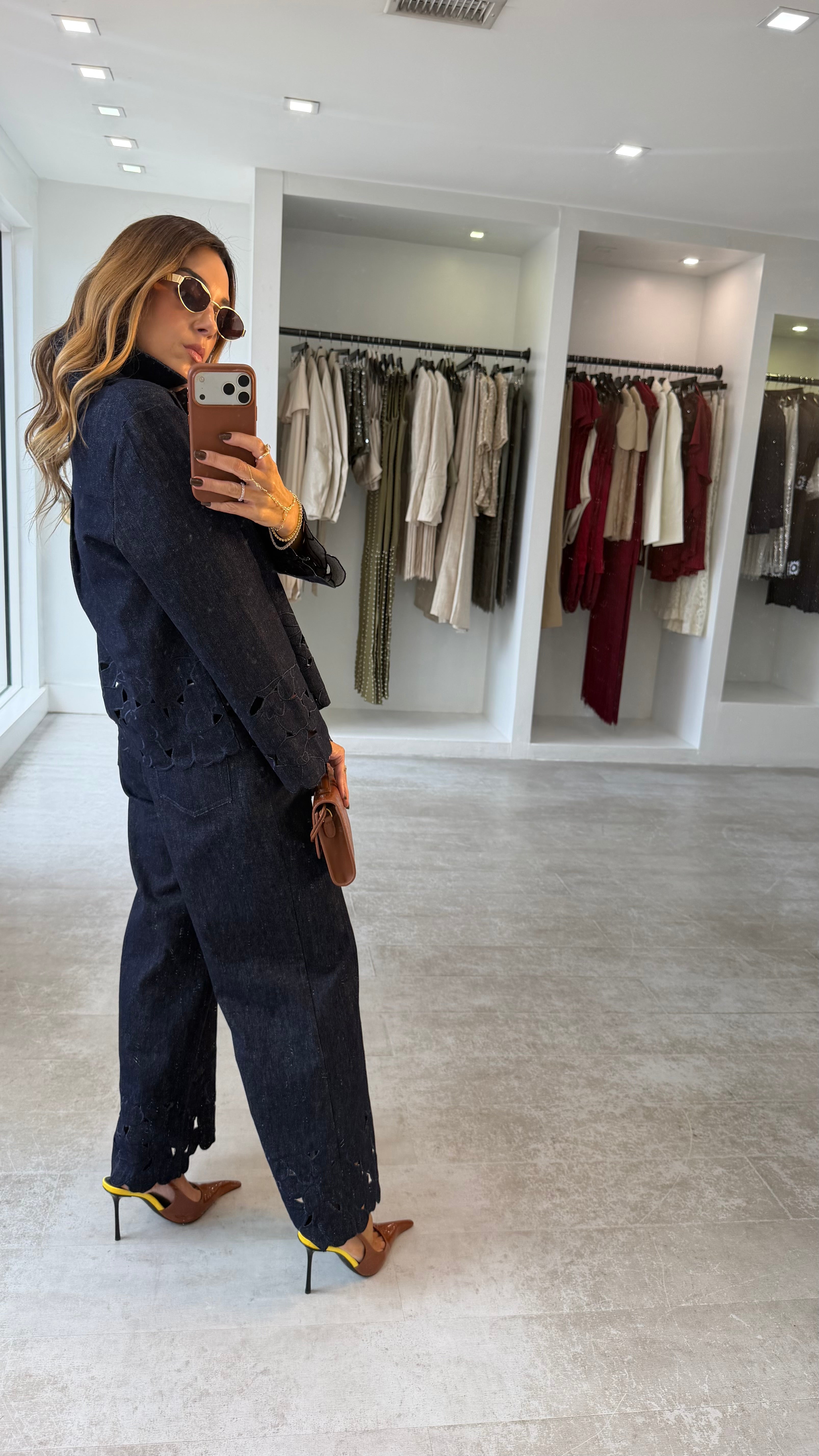 PETAL EDGE DENIM SET
