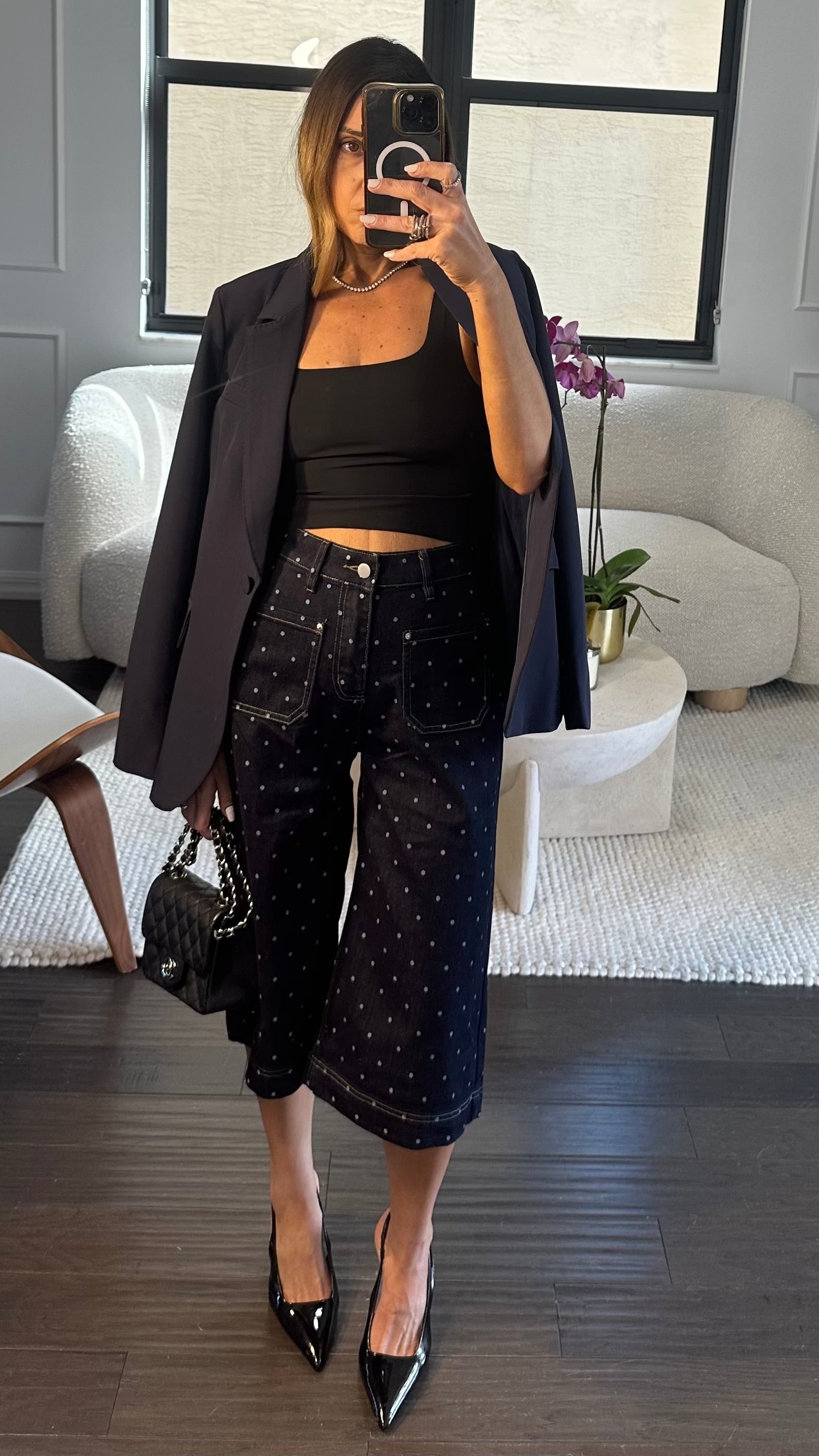 NAVY TAILORED BLAZER