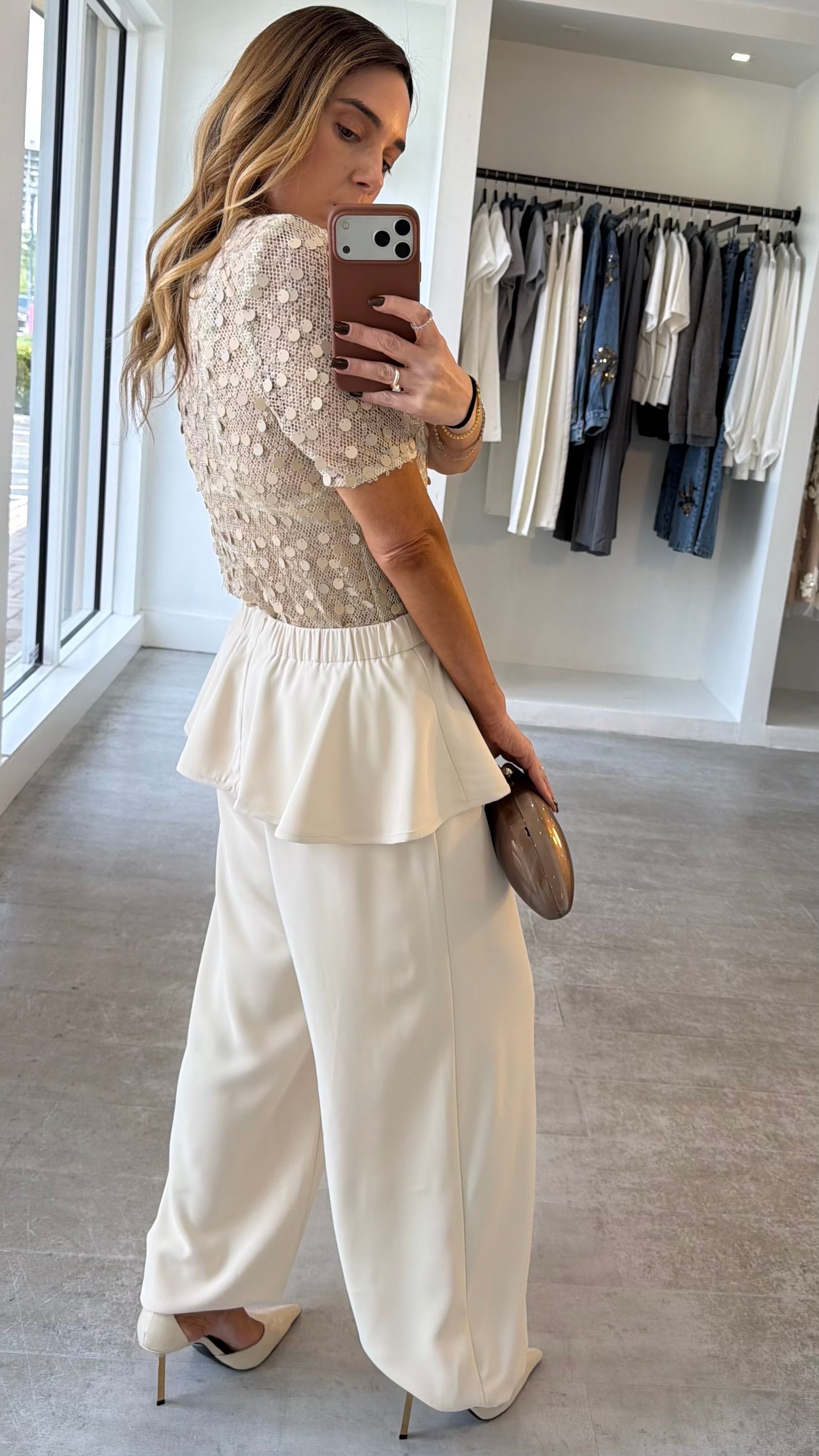 AFTERGLOW SEQUIN TOP