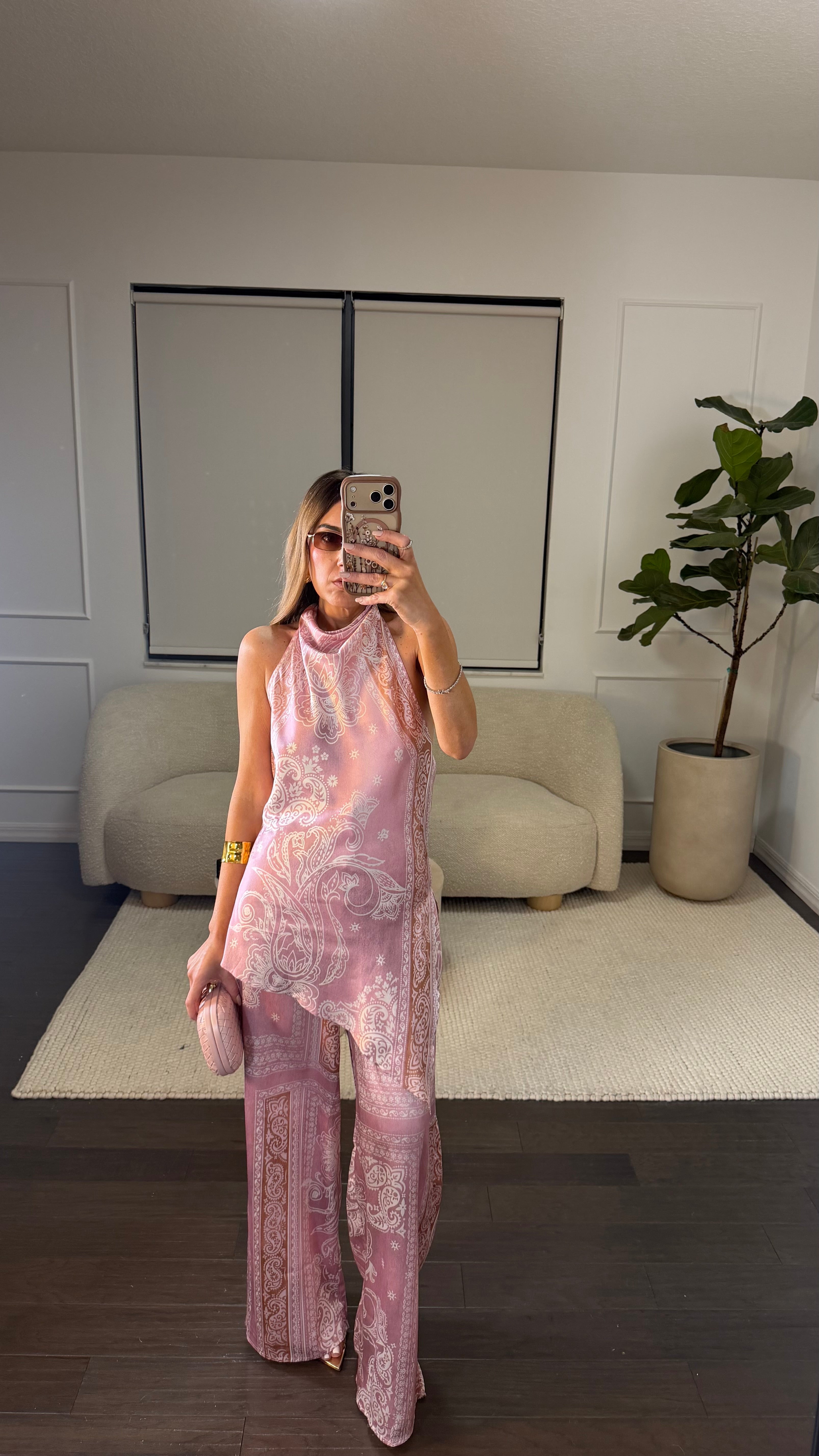 ROSE BANDANA SET