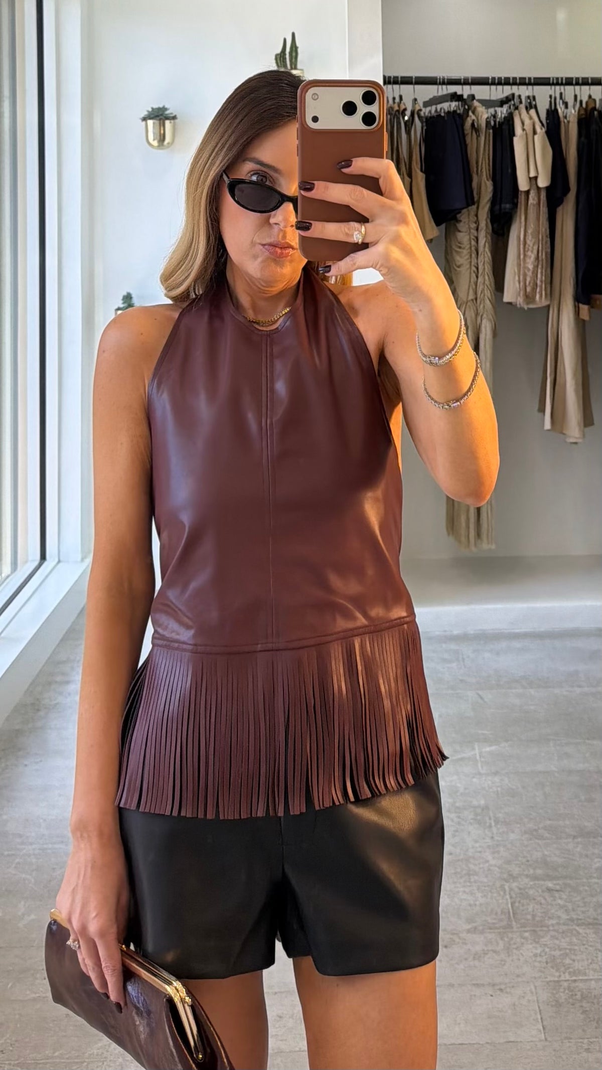 TRUFFLE FRINGE TOP