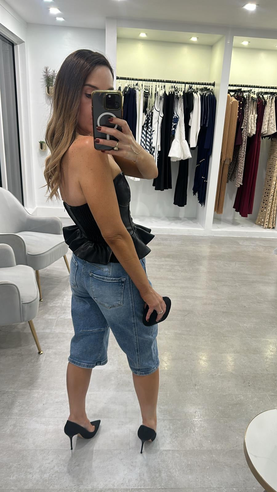 THE DENIM BERMUDAS