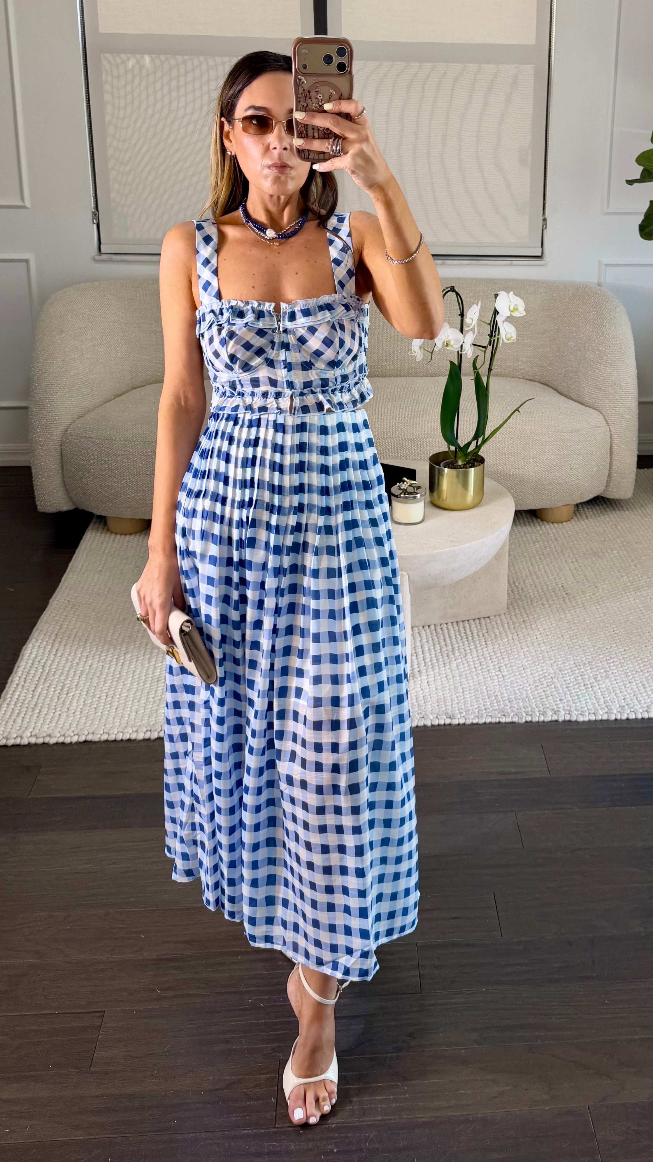 Bluebell Gingham Set
