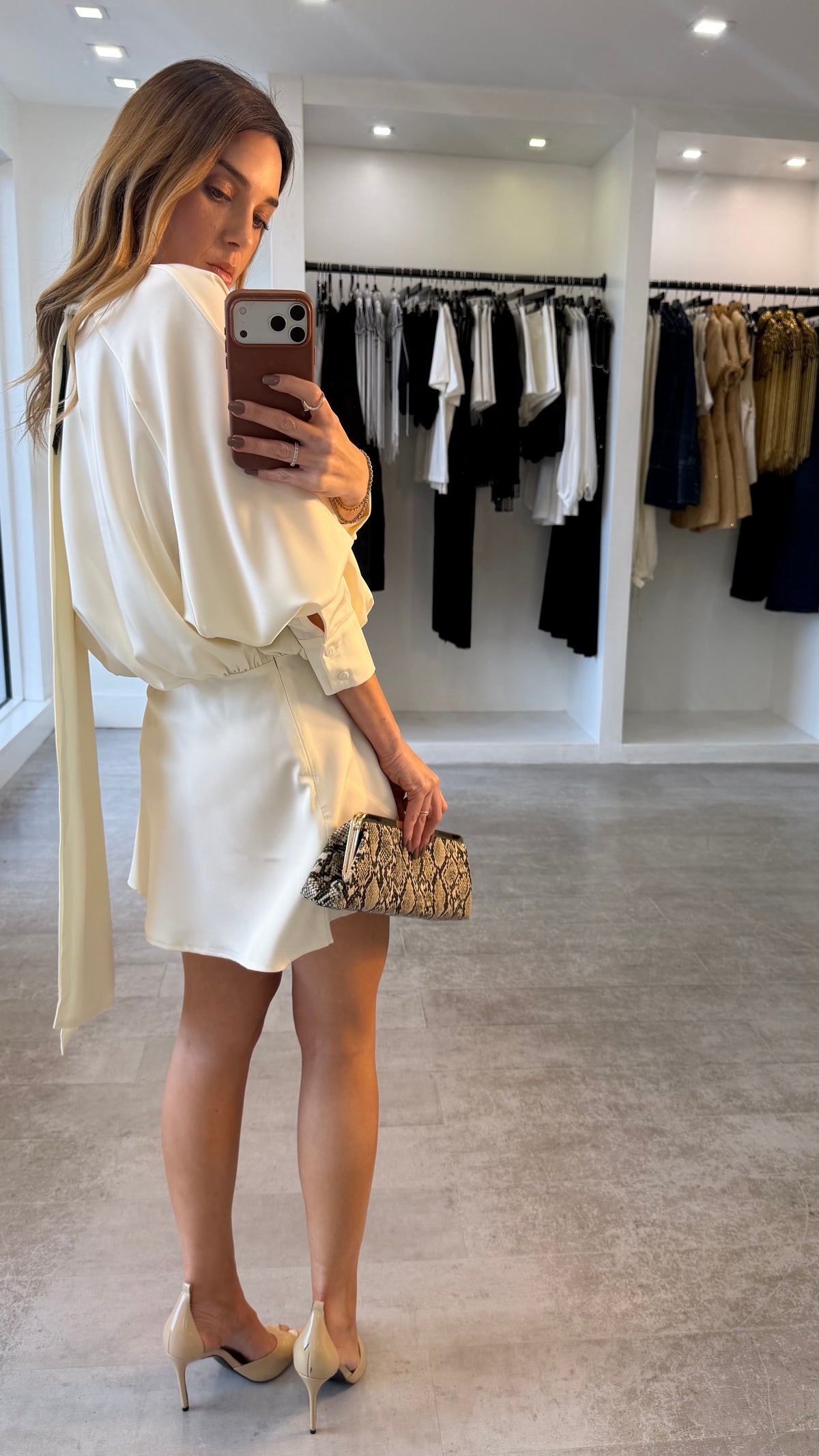 IVORY GLAM DRESS