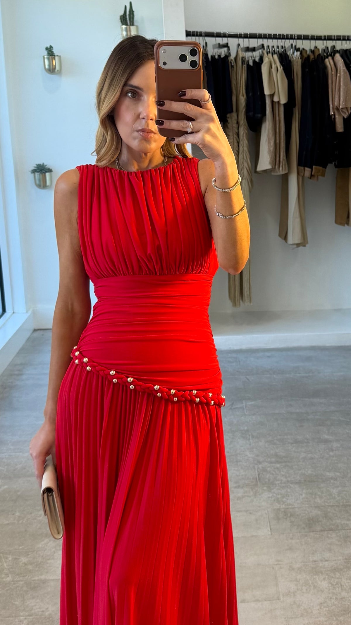 CHERRY STUDS MAXI