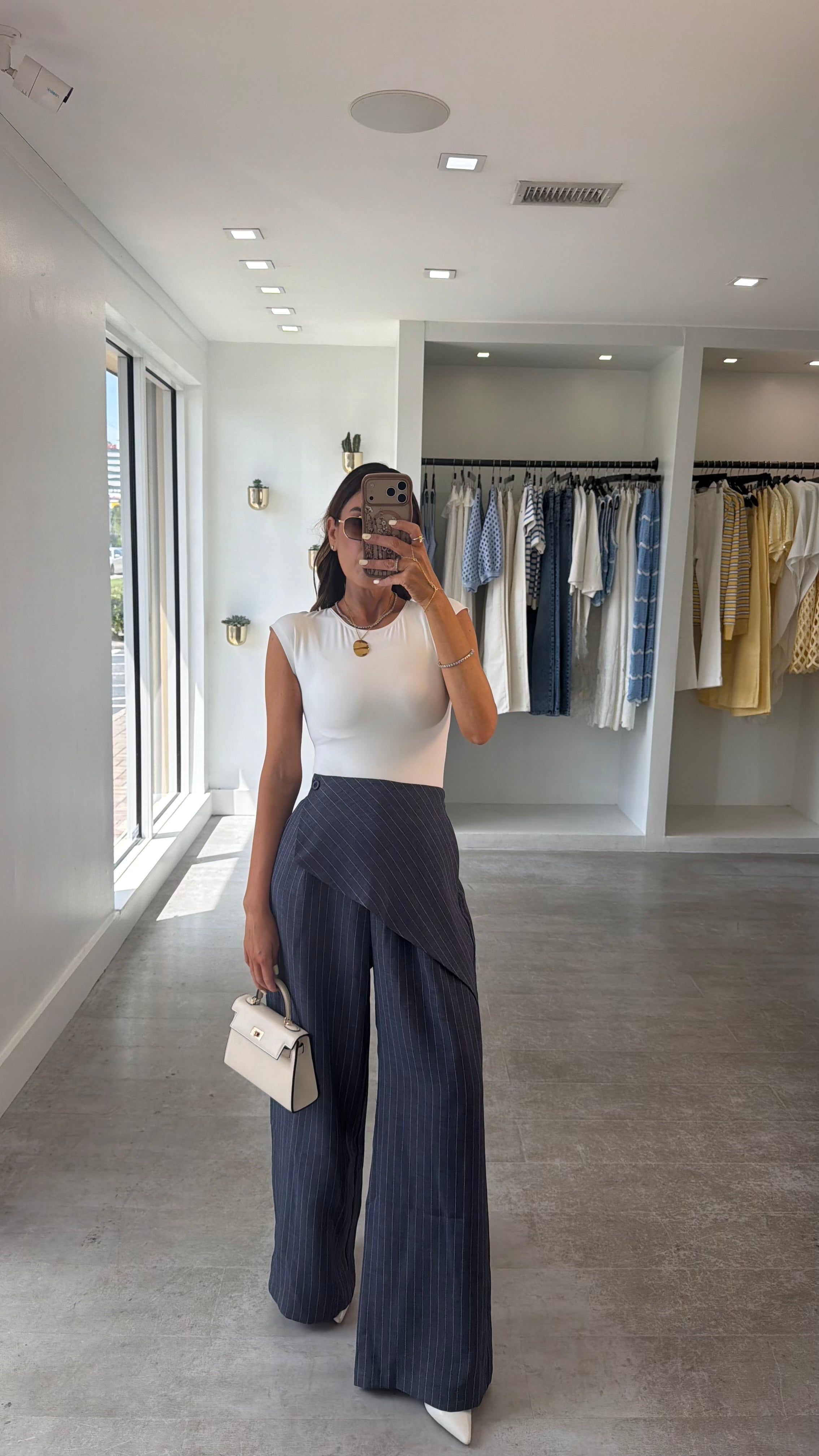 STRIPED BANDANA TROUSERS