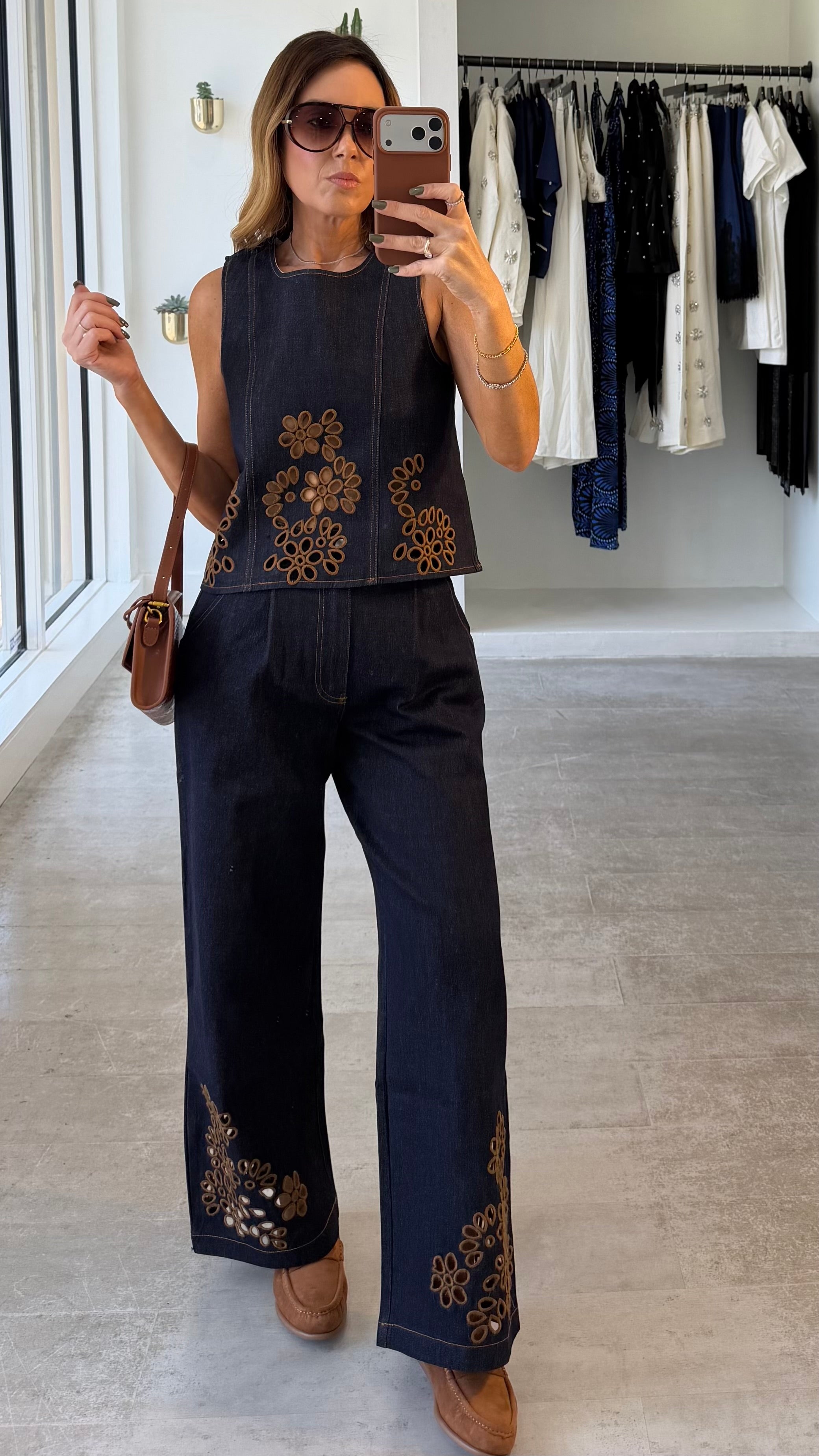 WILDFLOWER DENIM SET