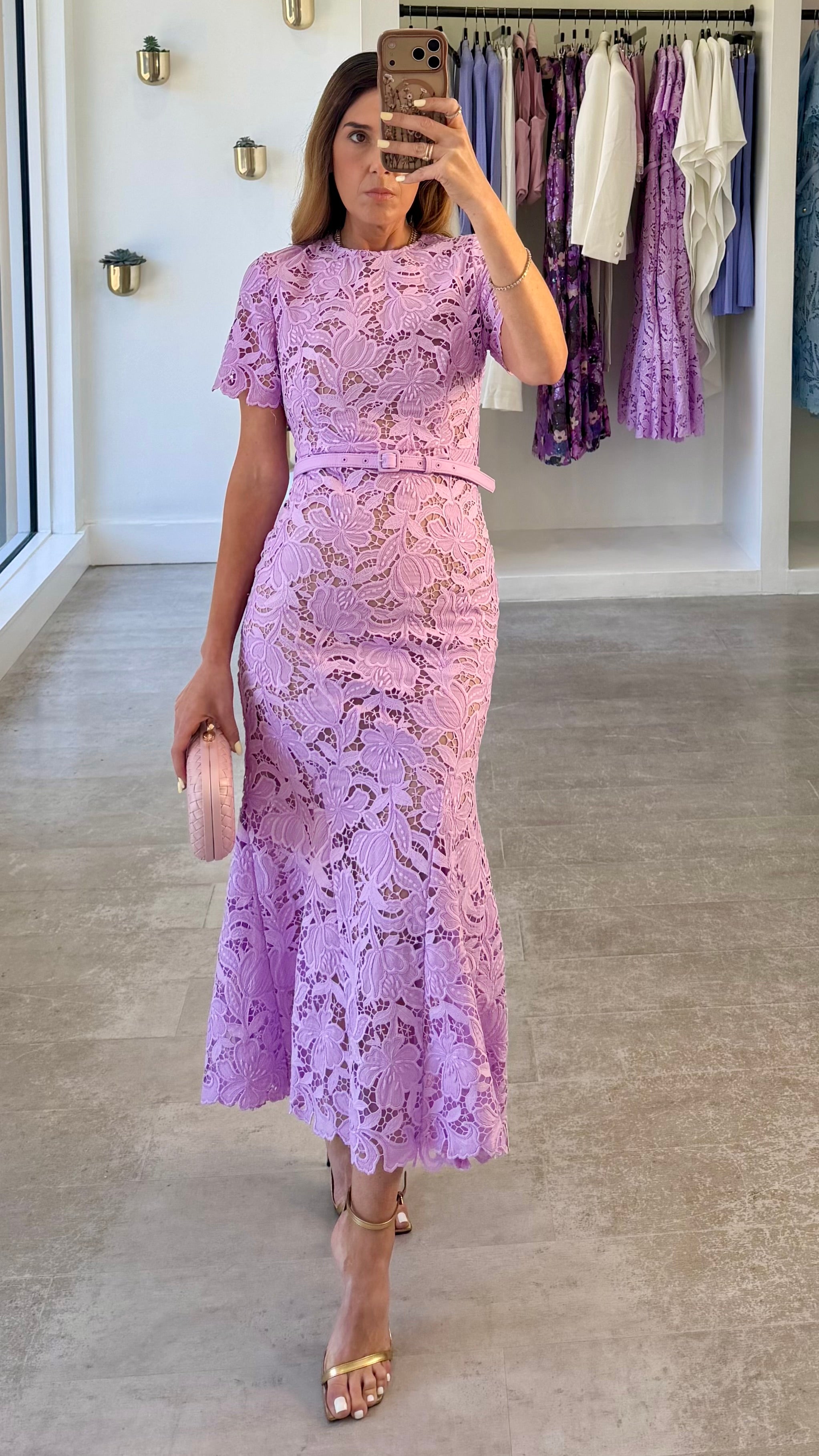 VIOLETTE LACE DRESS