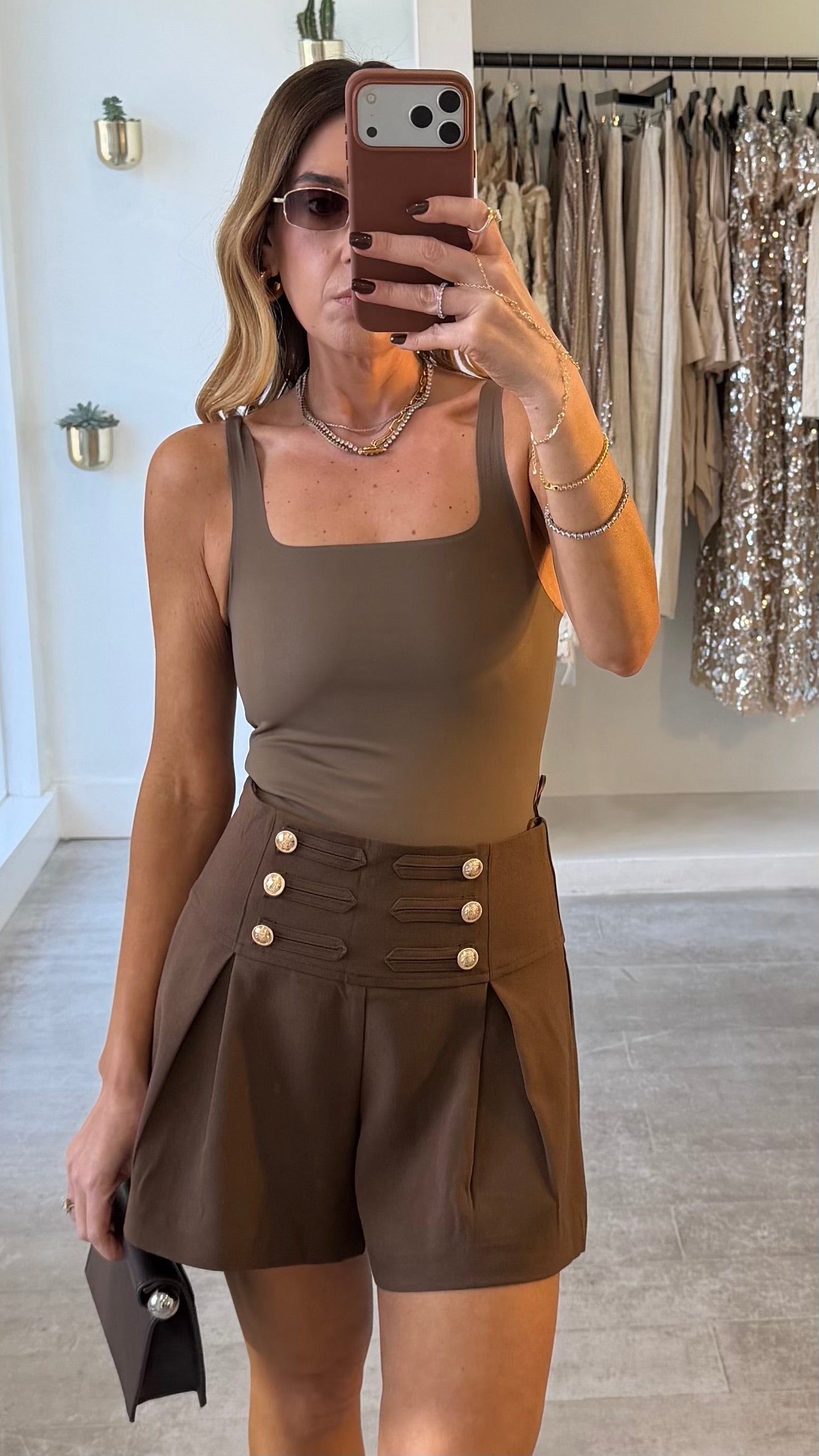 MOCHA SEAMLESS BODYSUIT