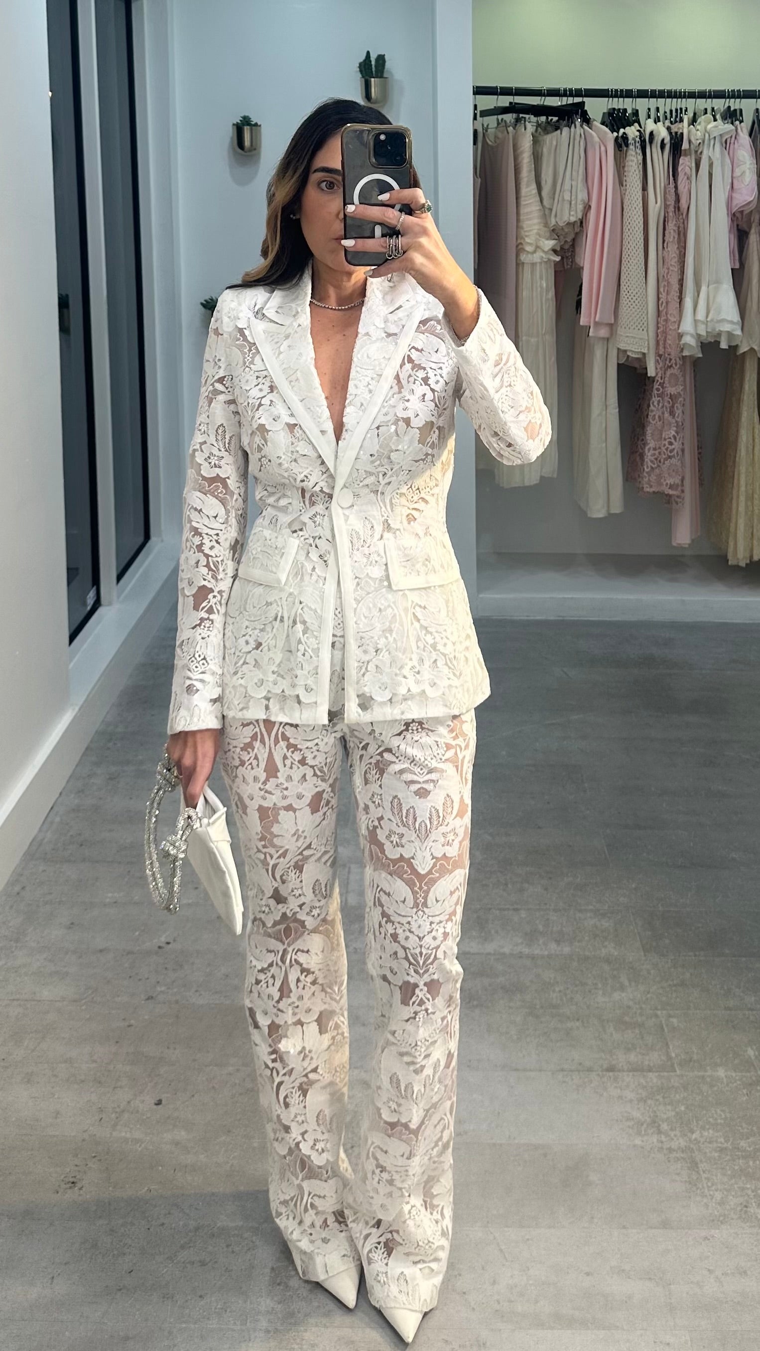 SHEER SHINE BLAZER SET