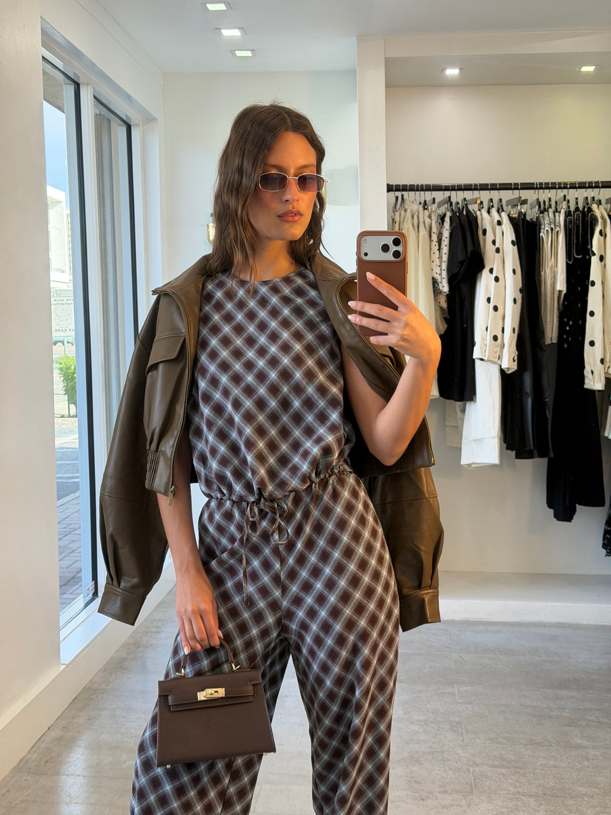 TRUFFLE PLAID SET