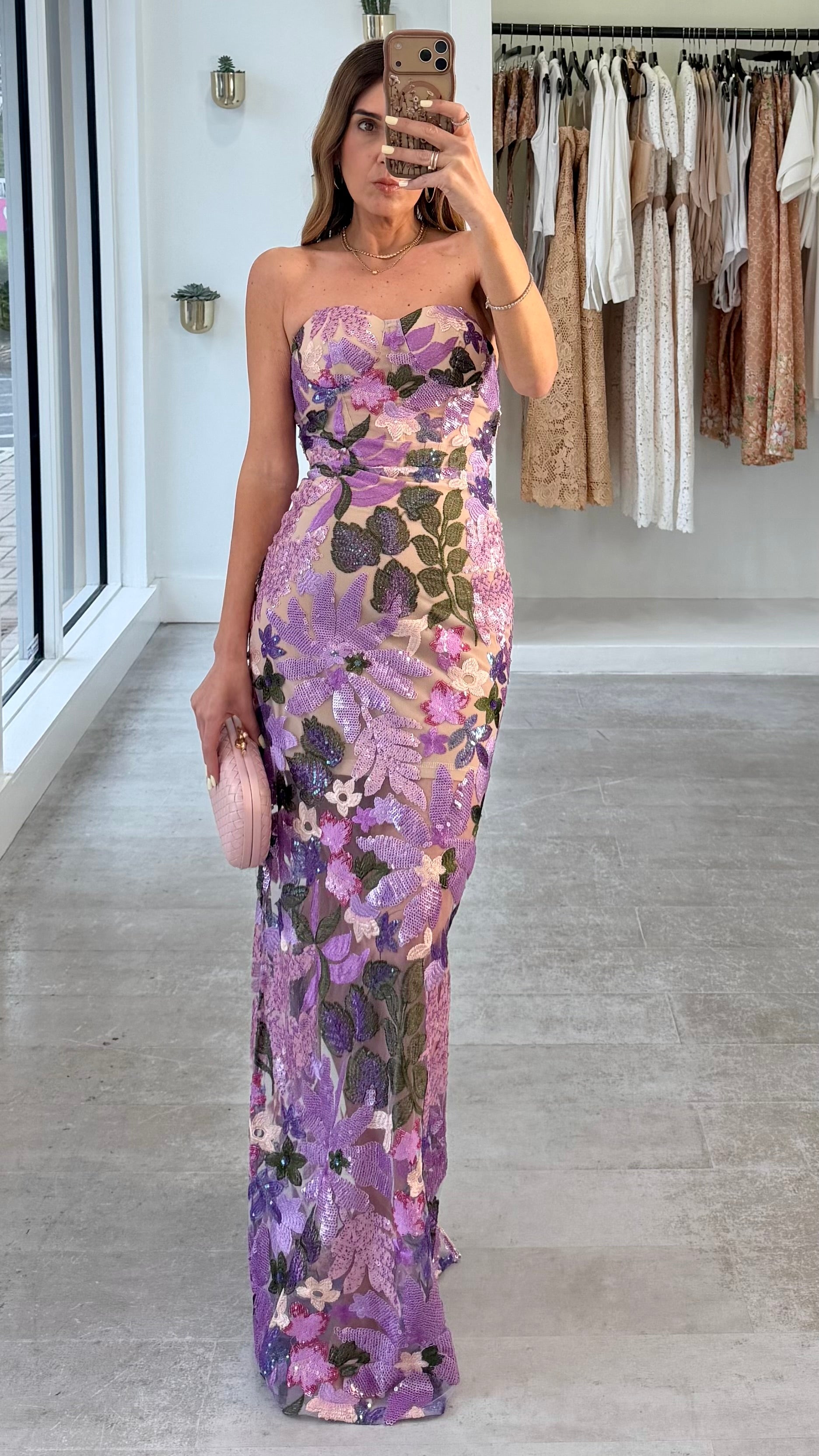 PURPLE GARDEN DRESS