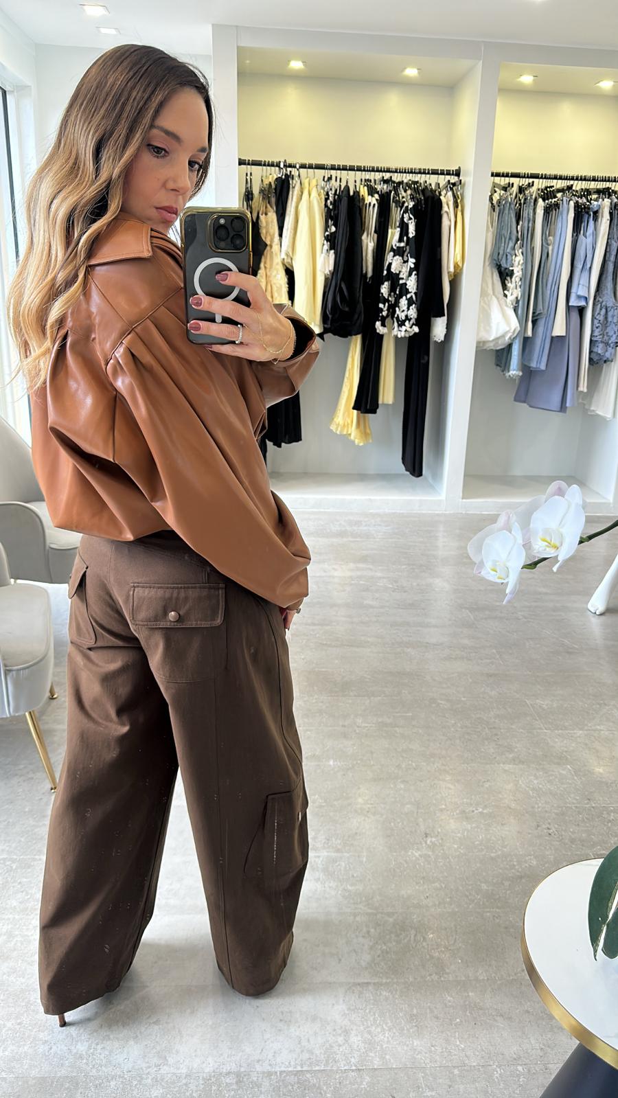 BROWN CARGO JOGGER