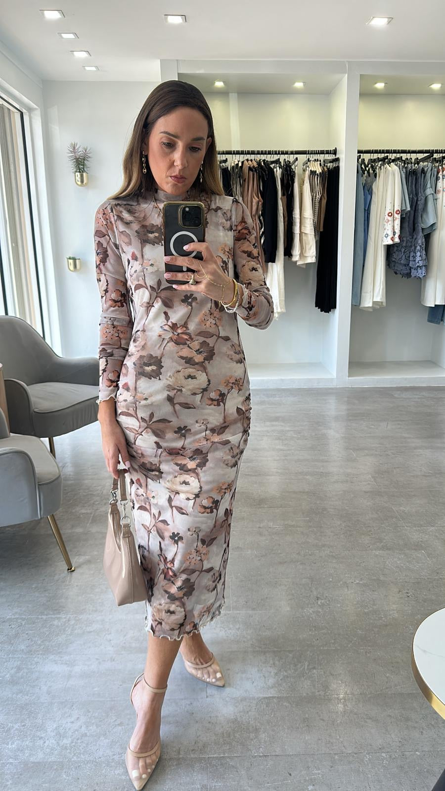 DESERT BLOOM MIDI DRESS