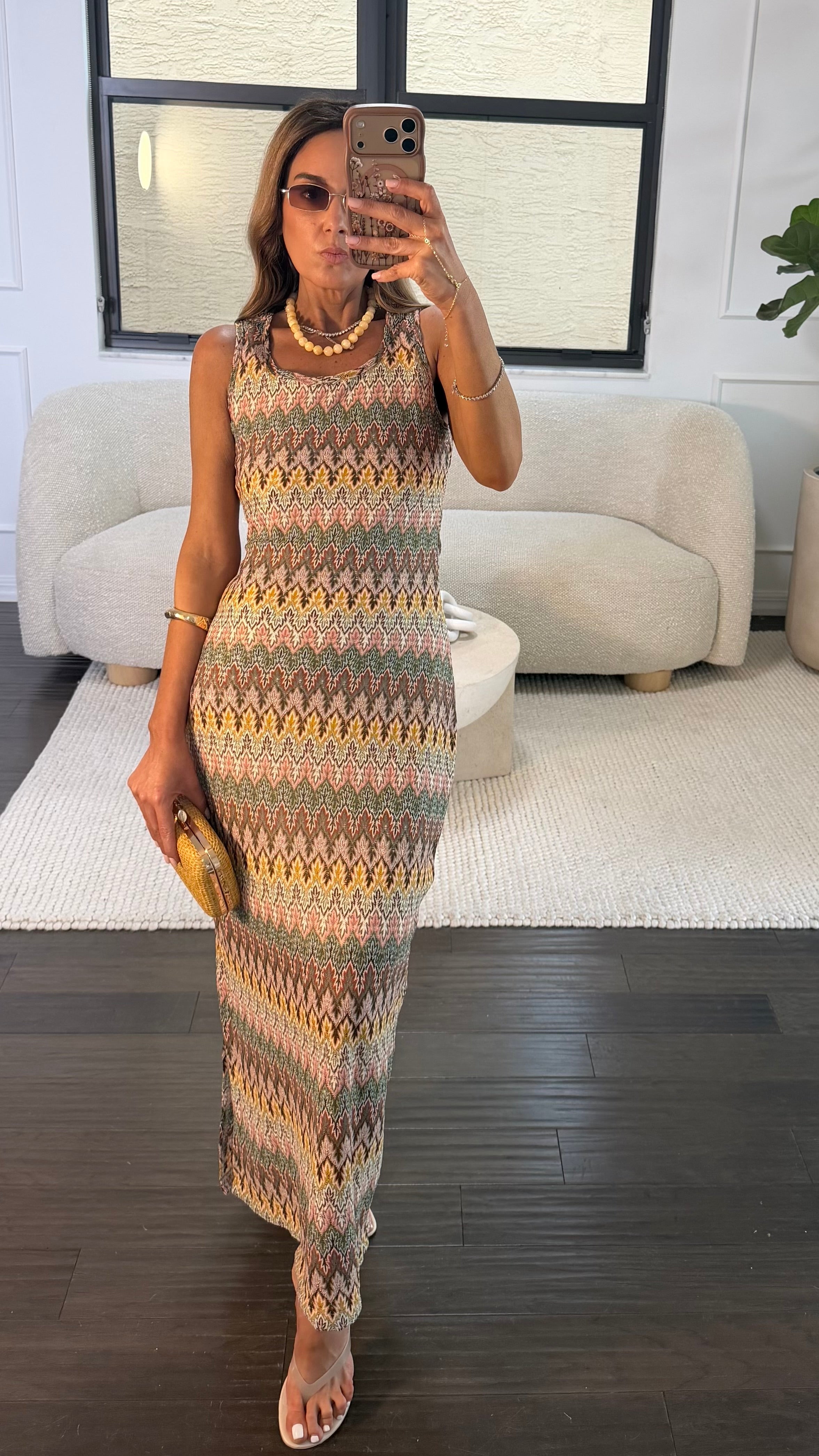 AMBER MOSAICO MAXI DRESS