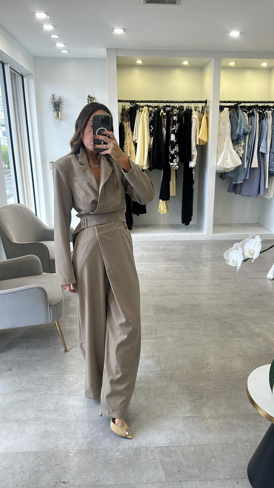 STONE STRUCTURED SET