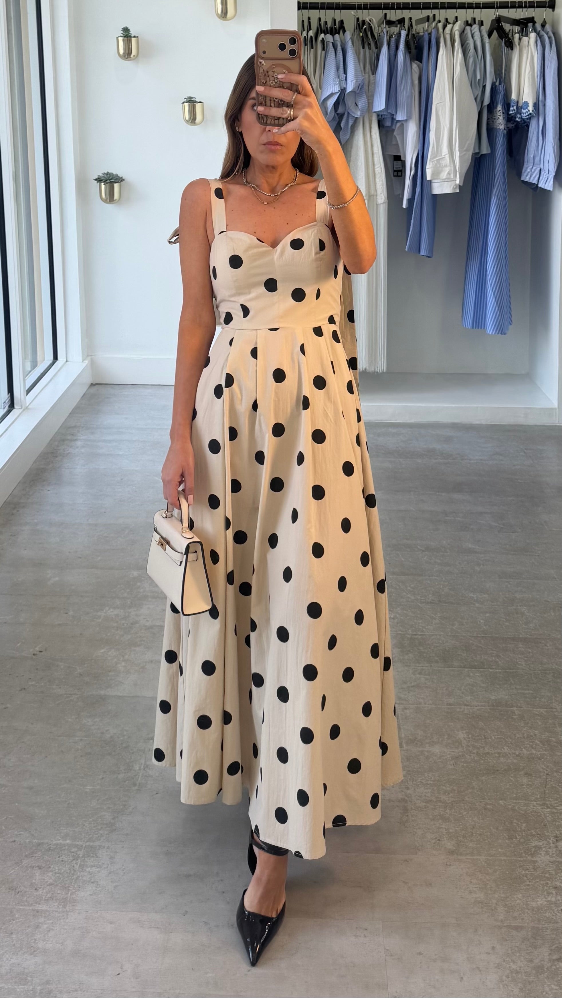 POLKA CORSET DRESS