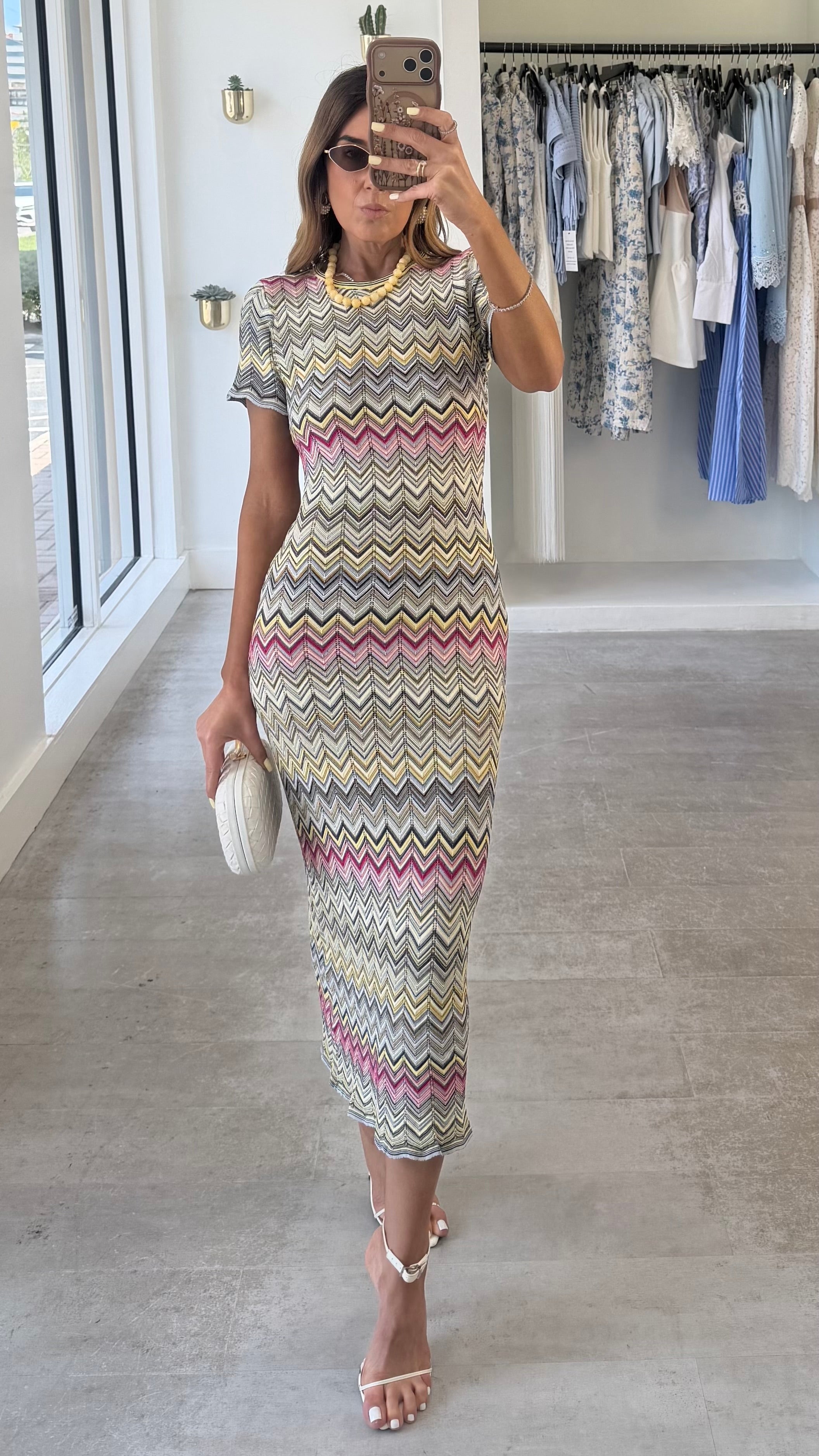 COLORFUL ZIGZAG DRESS