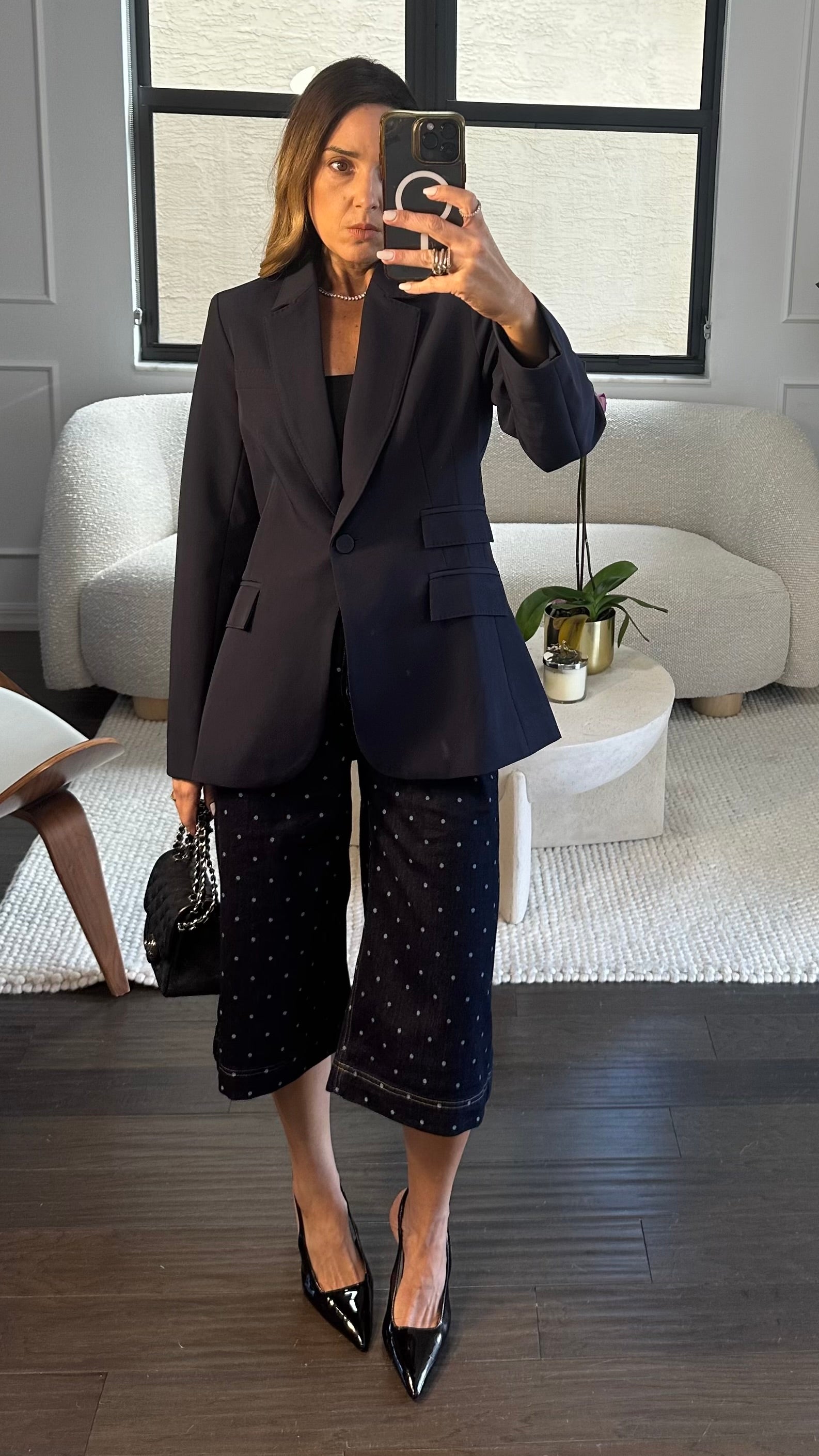 NAVY TAILORED BLAZER
