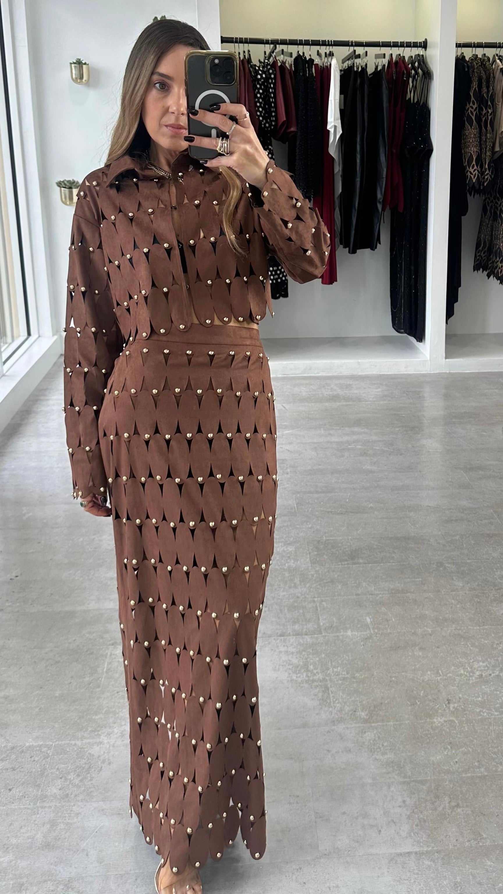 THE COCOA PEARL SKIRT SET