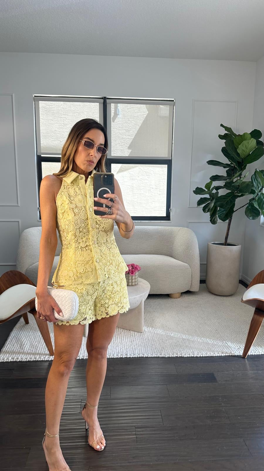 BUTTER LACE SHORT SET